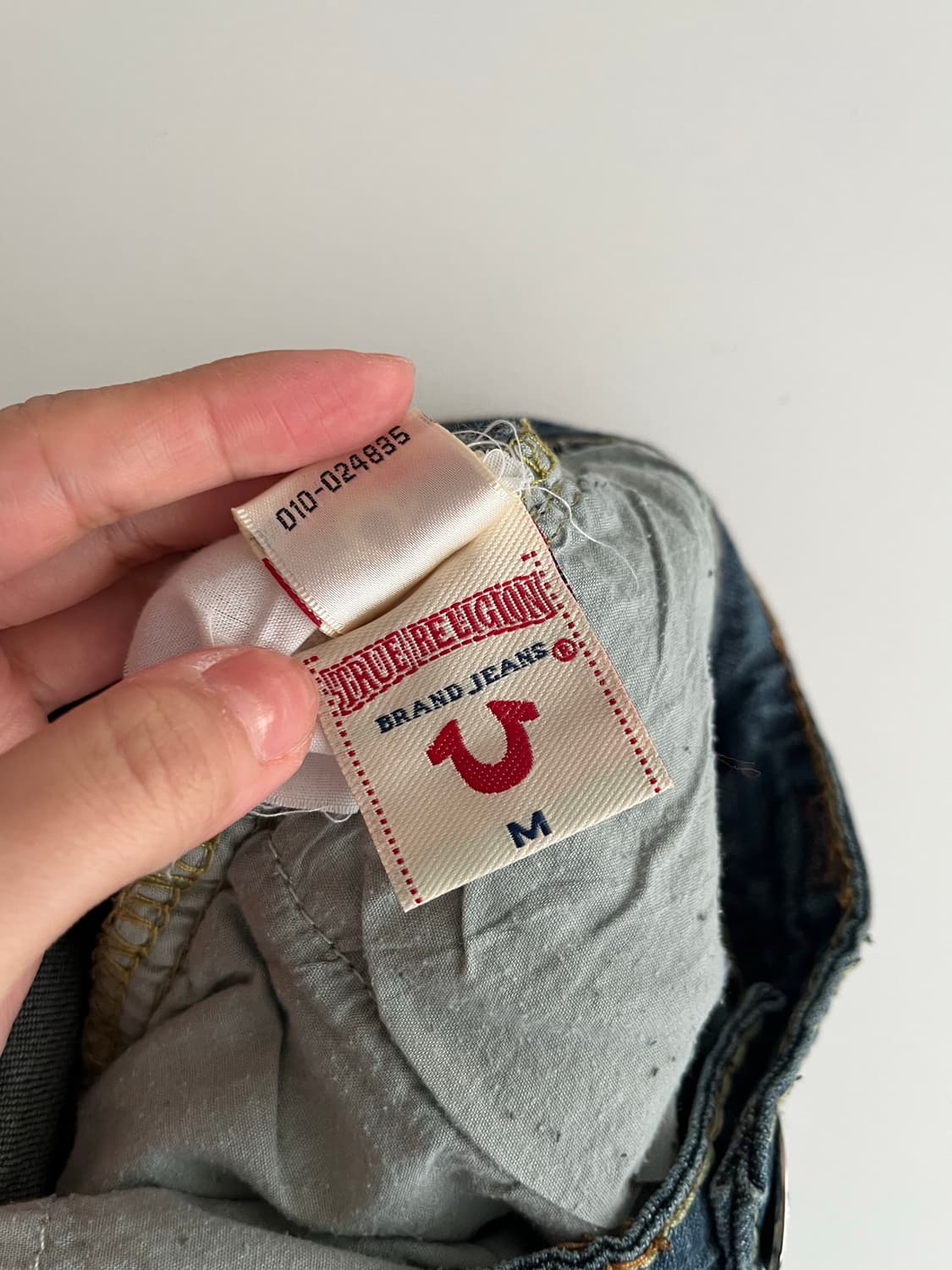 M) 새상품 트루릴리전 로우라이즈 부츠컷 데님 청바지 상품이미지5