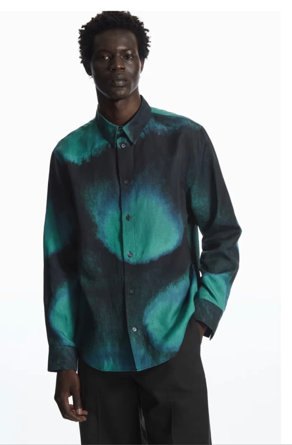 코스(COS) 남성 그라디언트 도트 프린트 셔츠 XL 상품이미지1