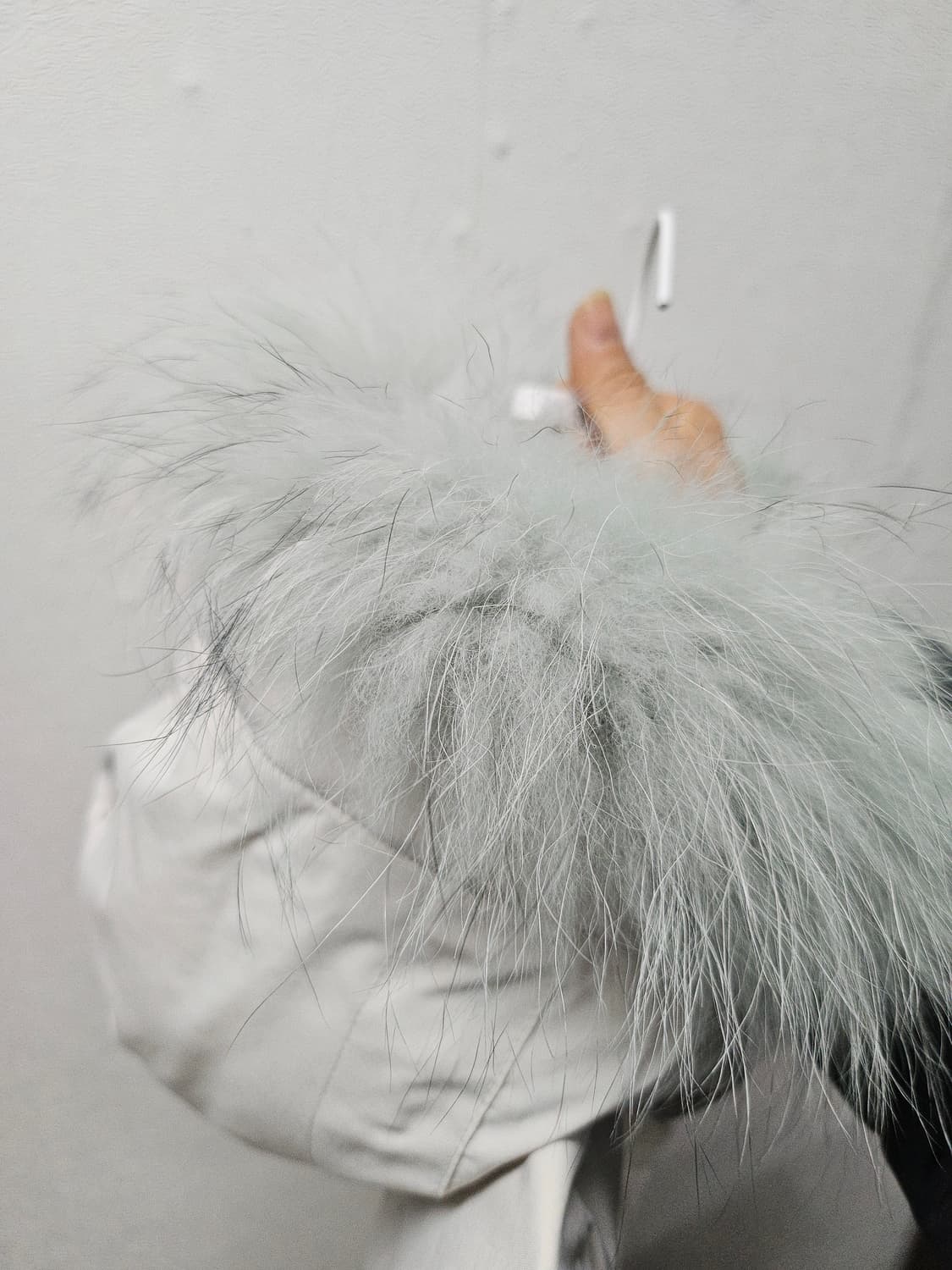 디스커버리 고쉬 민트퍼 후드  롱패딩  90 상품이미지8