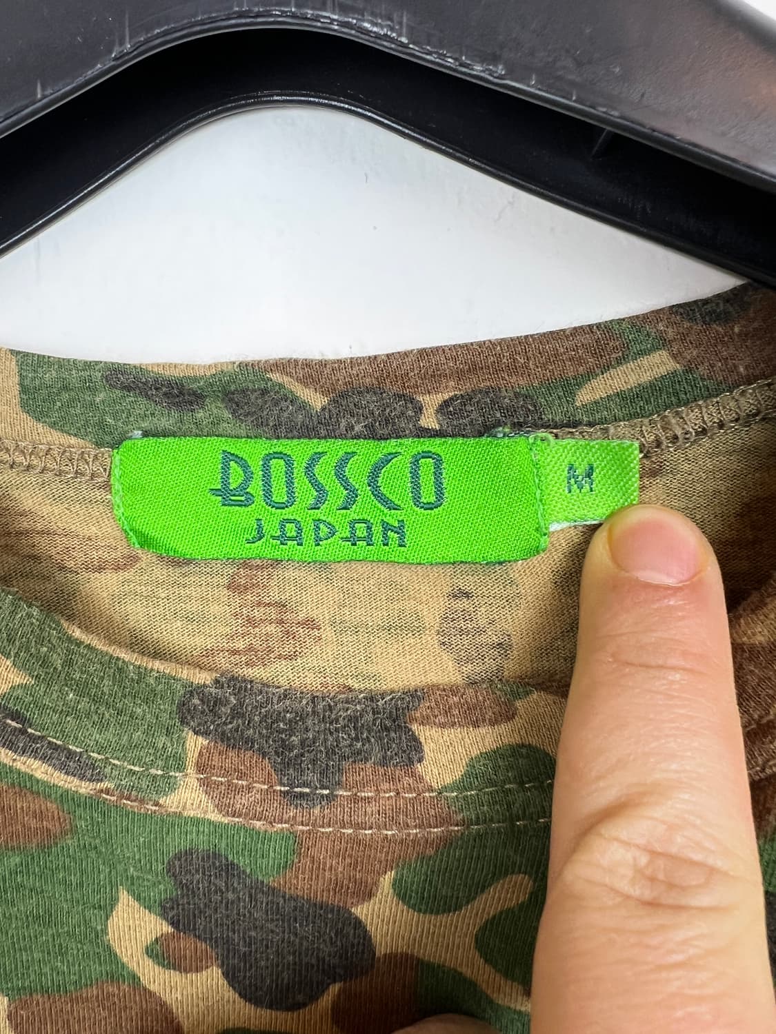 T122 JPN BOSCCO JAPAN 카모 티셔츠 M 상품이미지3
