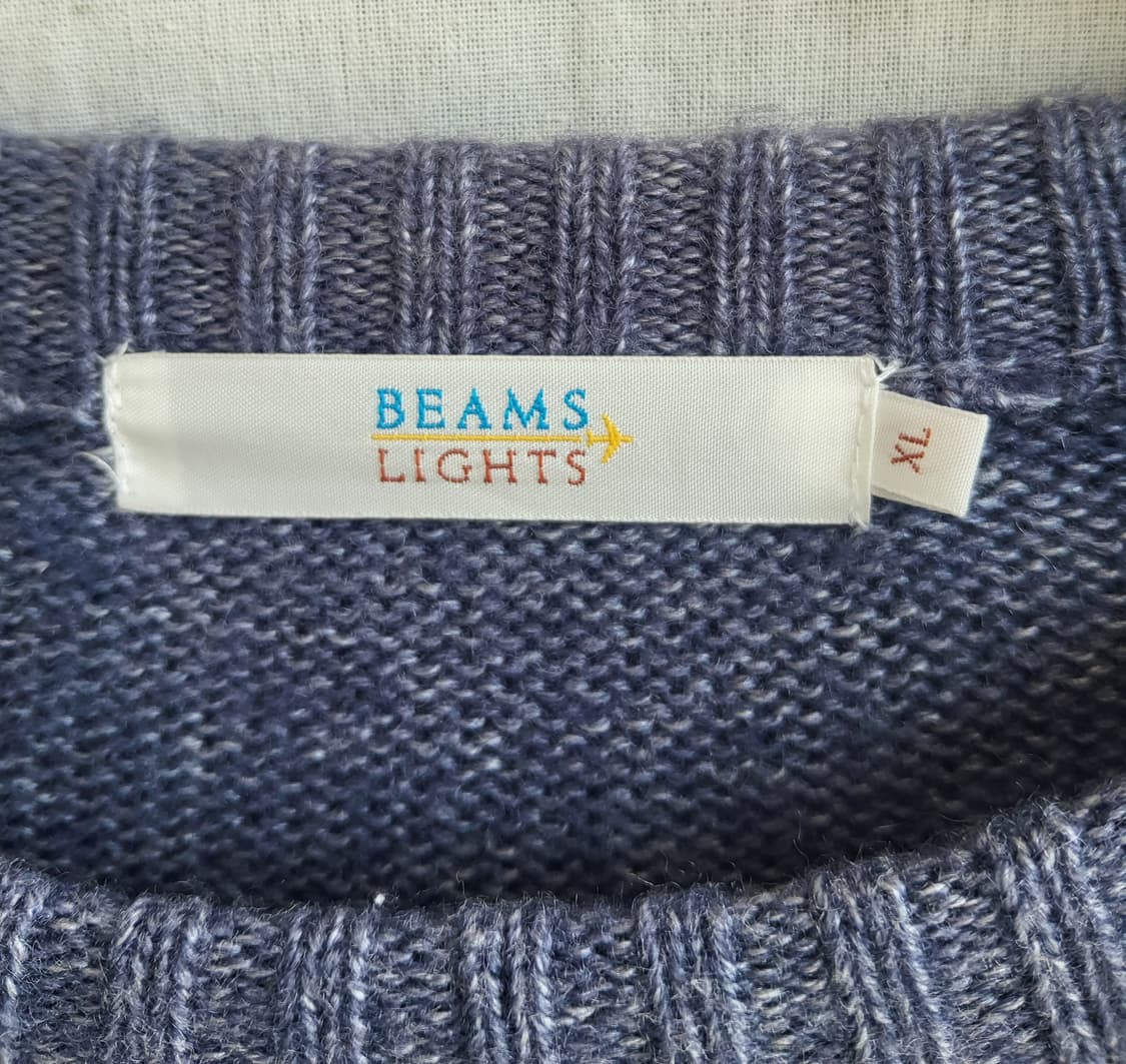 빔즈 라이츠(BEAMS LIGHTS) 울 아크릴 혼방 니트 스웨터 상품이미지5