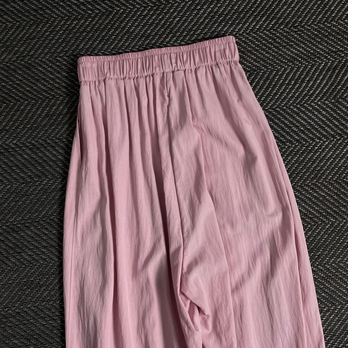 빈티지 와이드핏 나일론 우븐 트랙팬츠 핑크 o 3411 상품이미지5