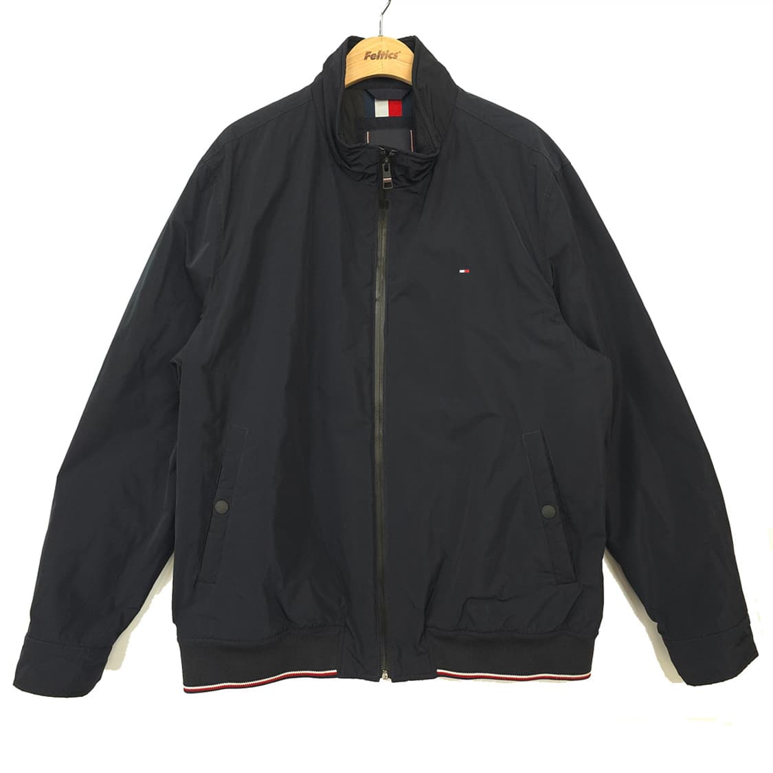 남성 타미 힐피거 TOMMY HILFIGER 블랙 퀼팅 자켓 XXL 상품이미지1
