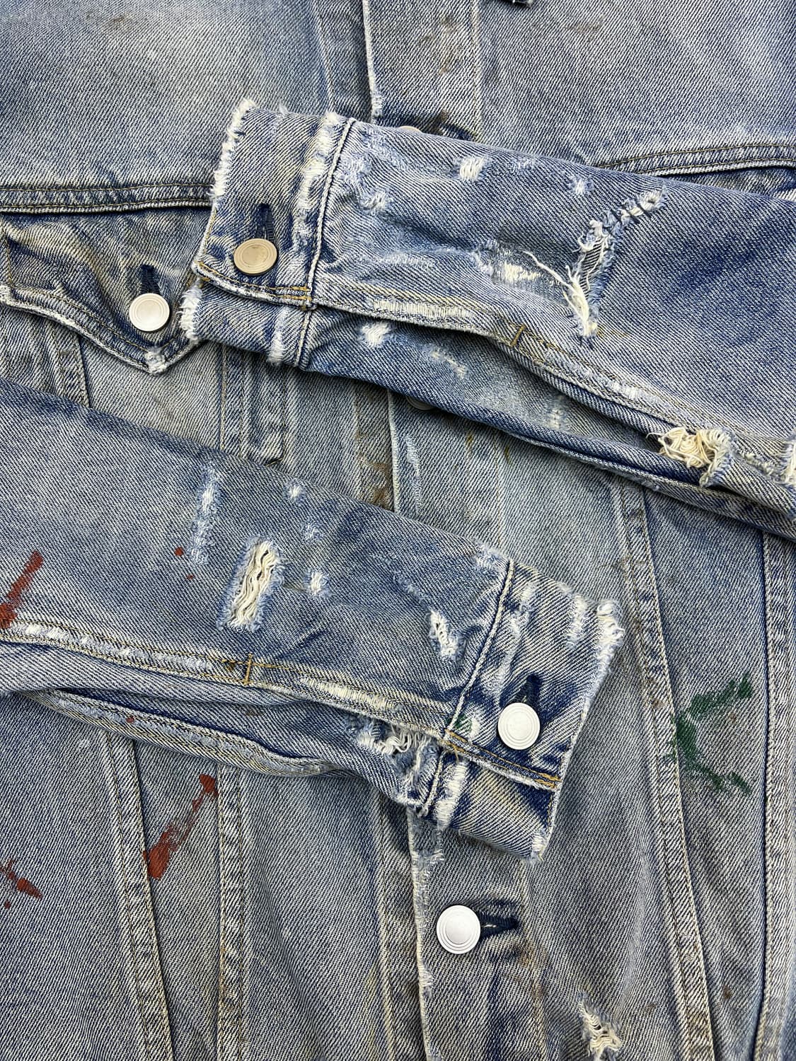 존 엘리엇 19s/s 디스트레스드 페인티드 자켓 상품이미지5