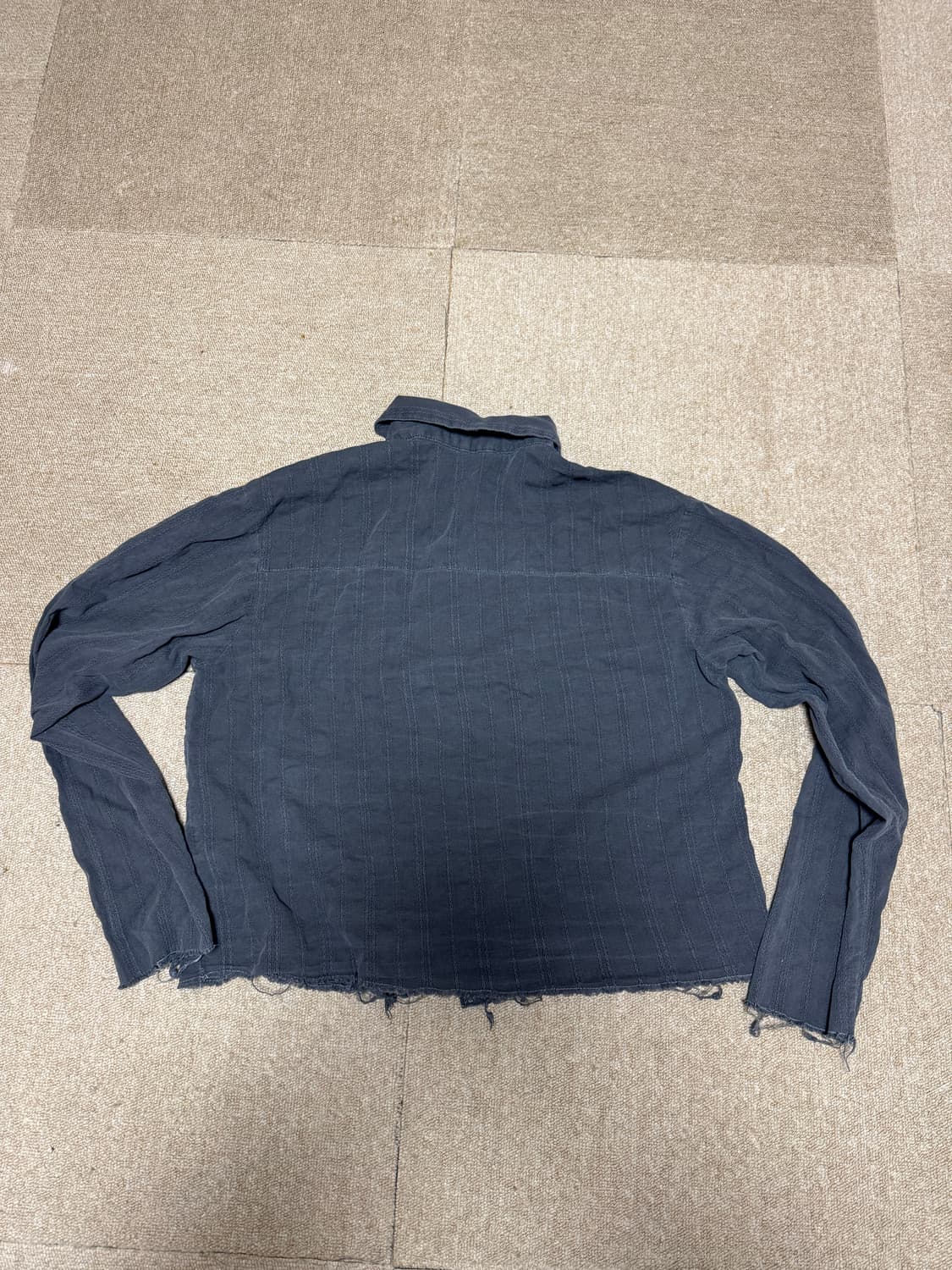 남자 워싱 크롭 셔츠 팝니다 상품이미지2