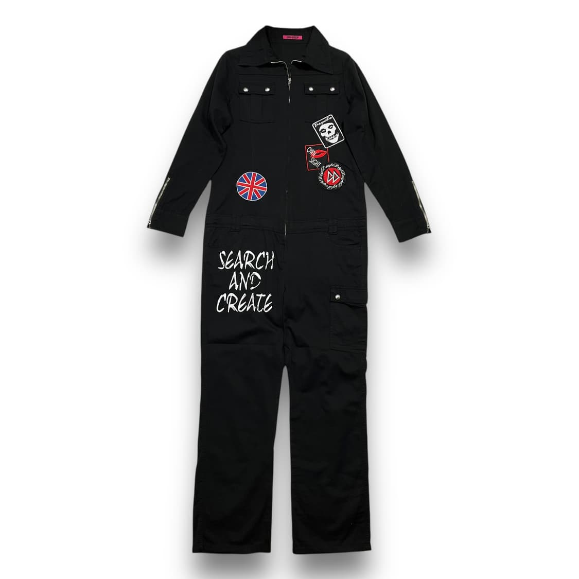DIG-DEEP Punk Band patch jumpsuit 상품이미지3