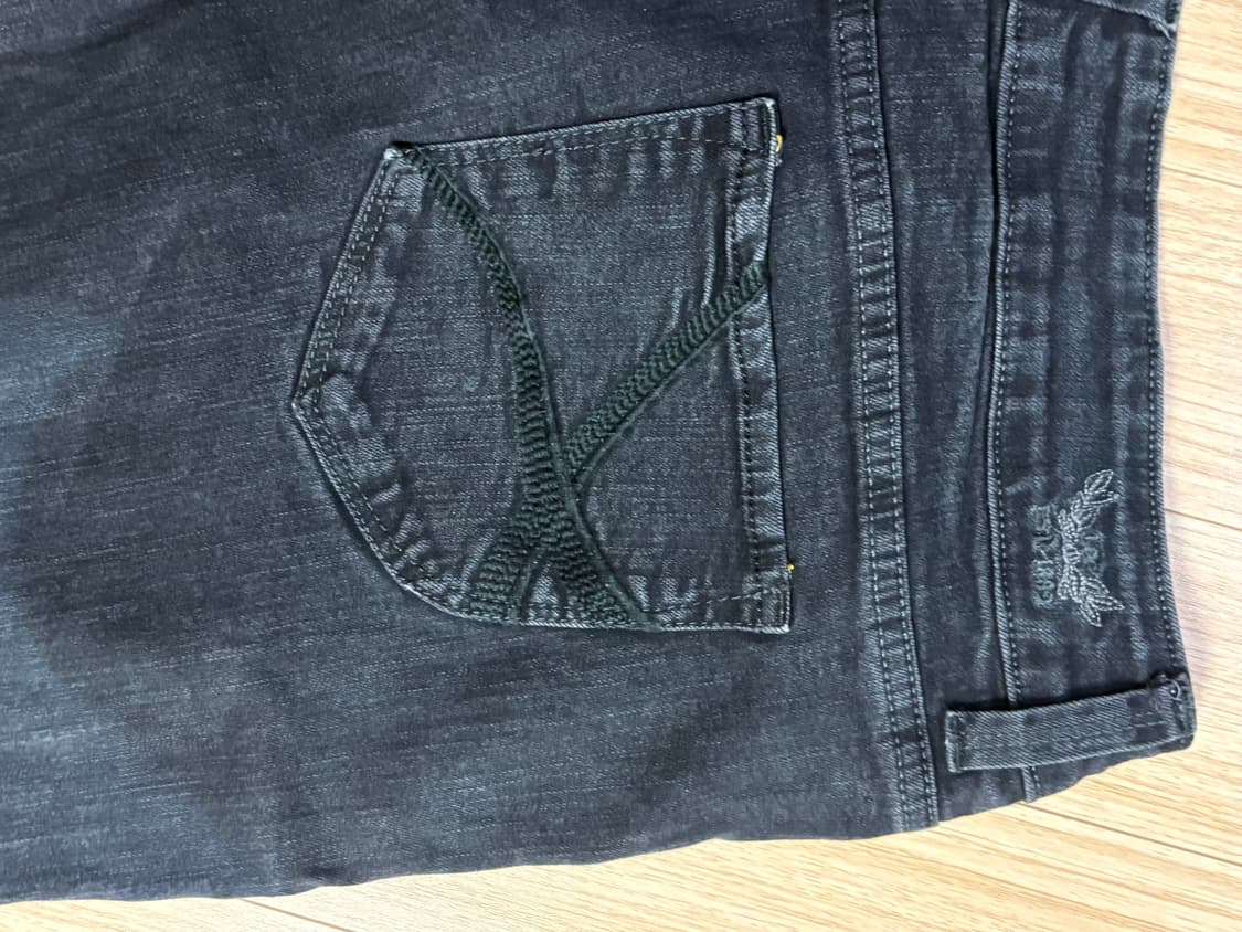 Lee (리) 퍼펙트 핏 흑청 로우라이즈 부츠컷 데님 상품이미지3