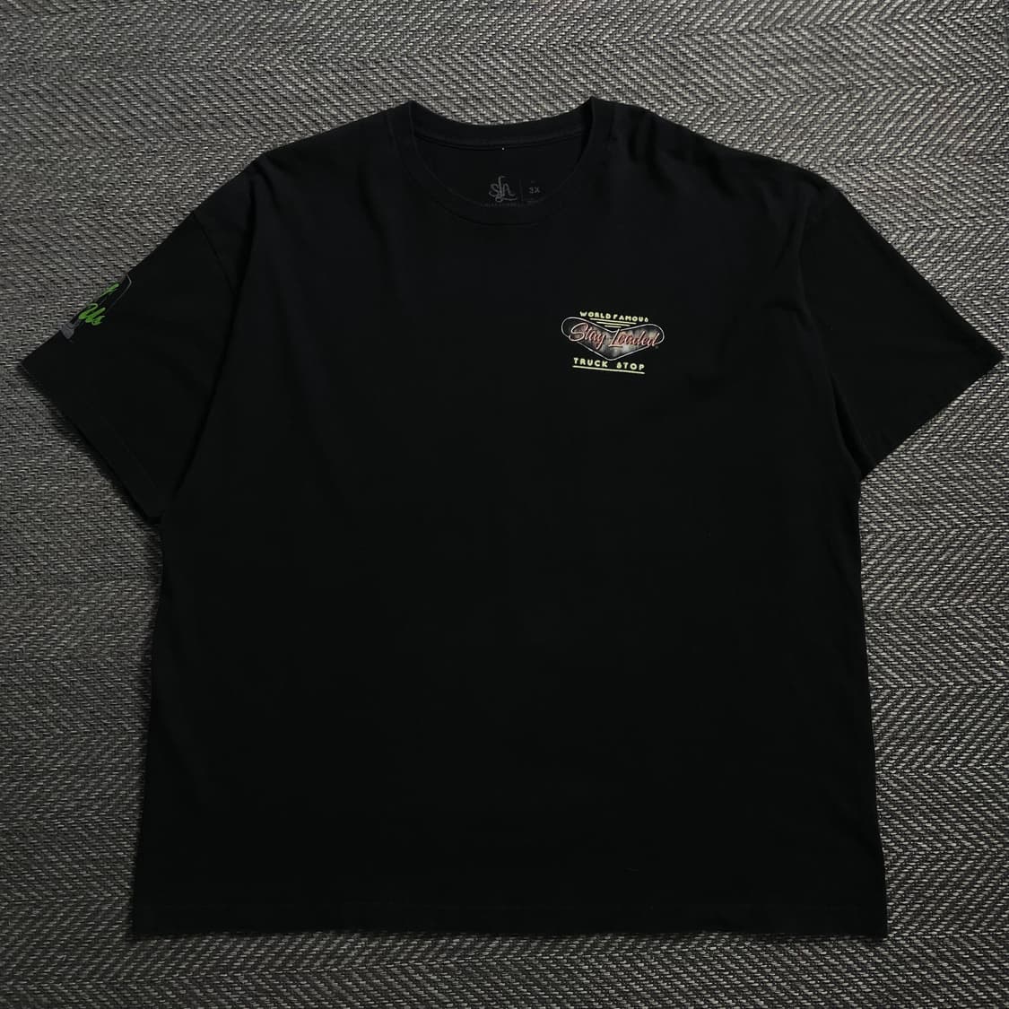 USA 빈티지 트럭 스탑 빅로고 반팔 티셔츠o 4093 상품이미지3