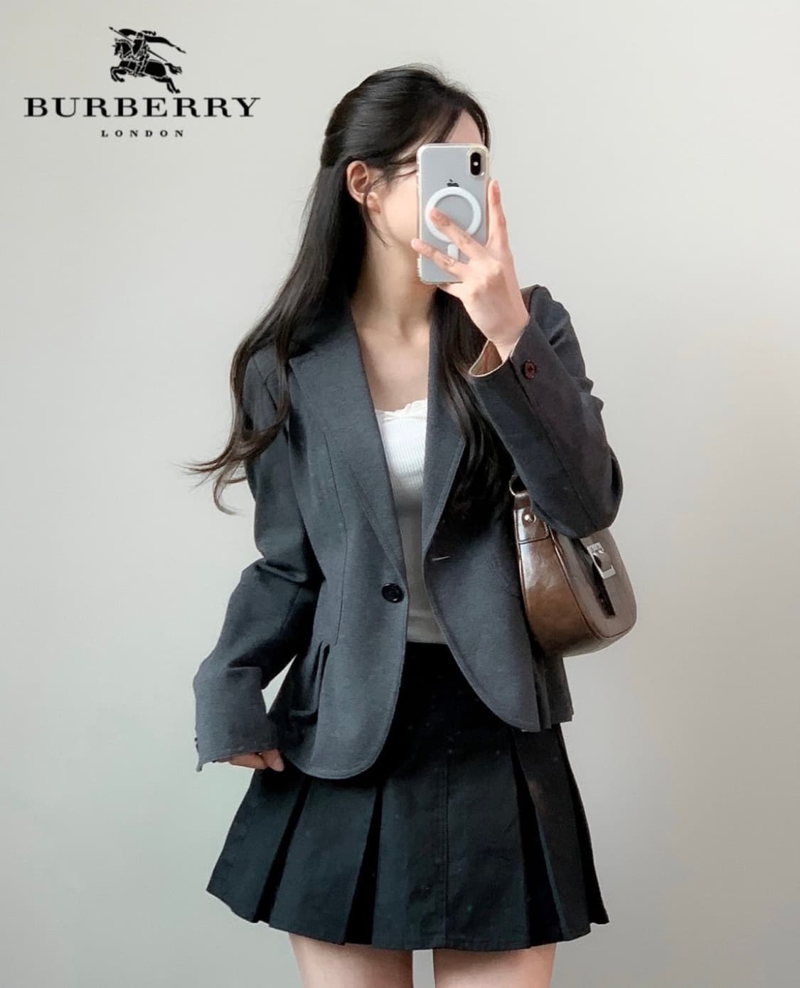 버버리 차콜 자켓 블레이져 상품이미지1