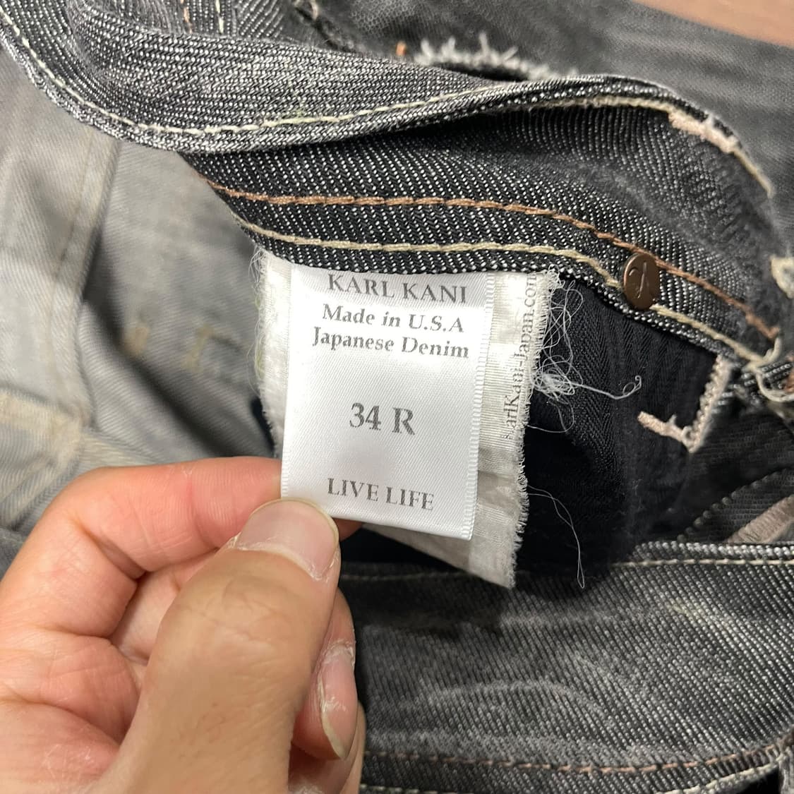 칼카니 하라주쿠 스토어 한정 데님 made in USA 상품이미지6