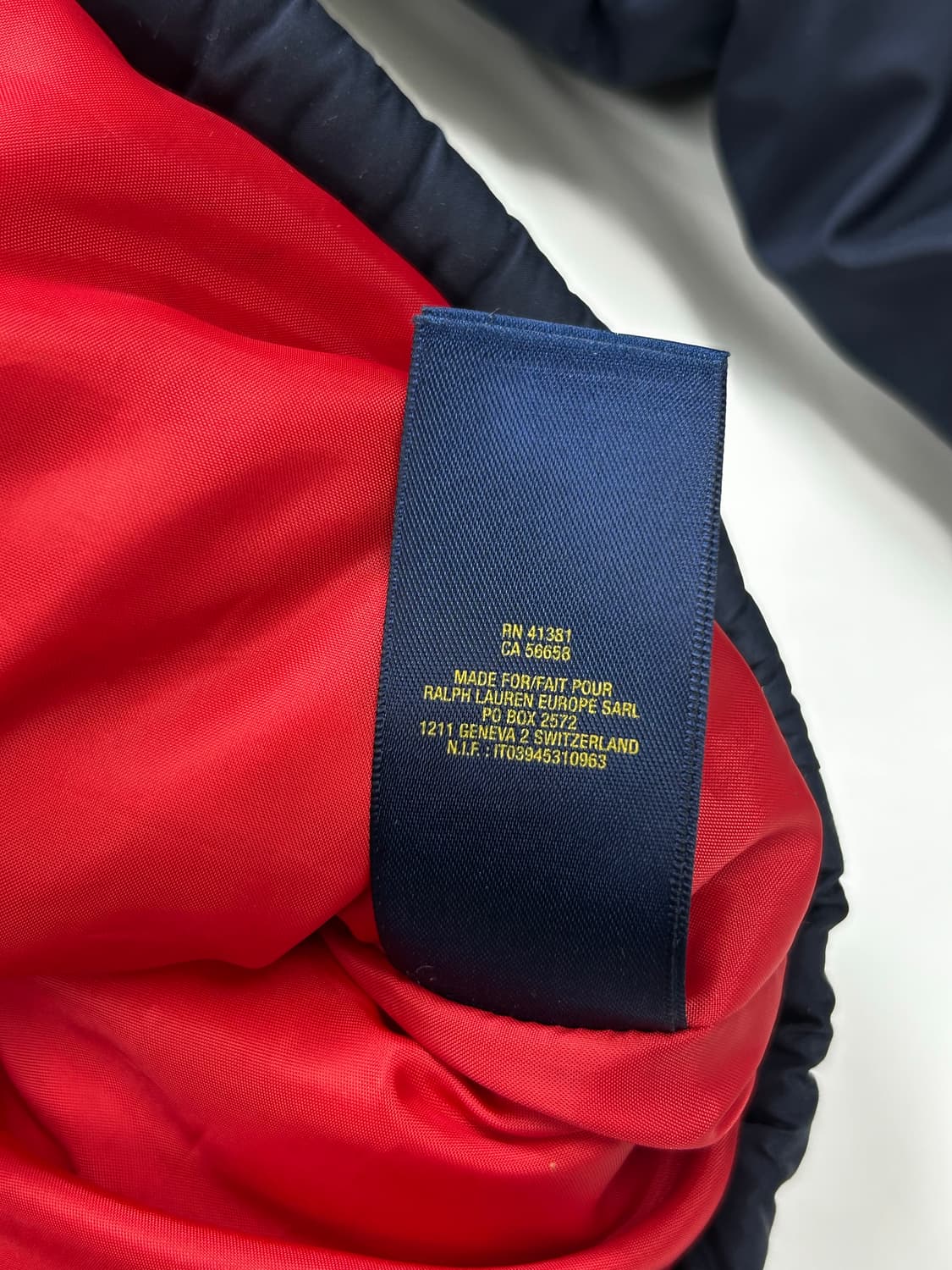 폴로 랄프로렌 레드포니 다운 패딩 XL 상품이미지7