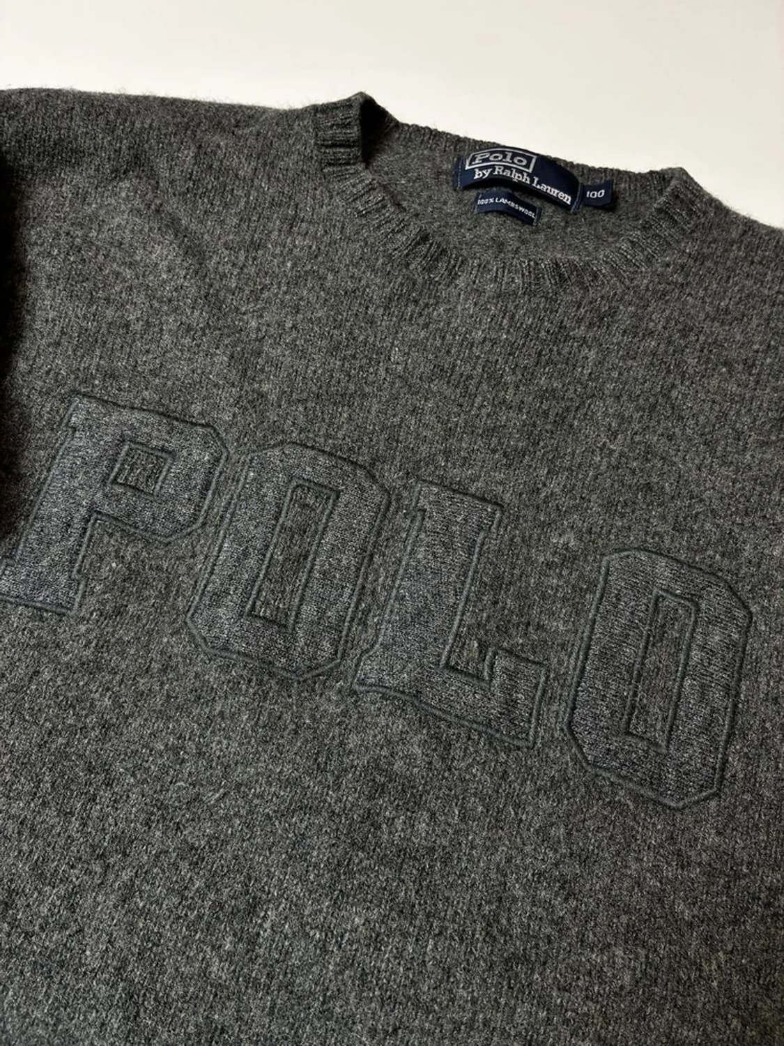 폴로 랄프로렌 00's 100% 램스울 스펠아웃 니트 PN8088 상품이미지3