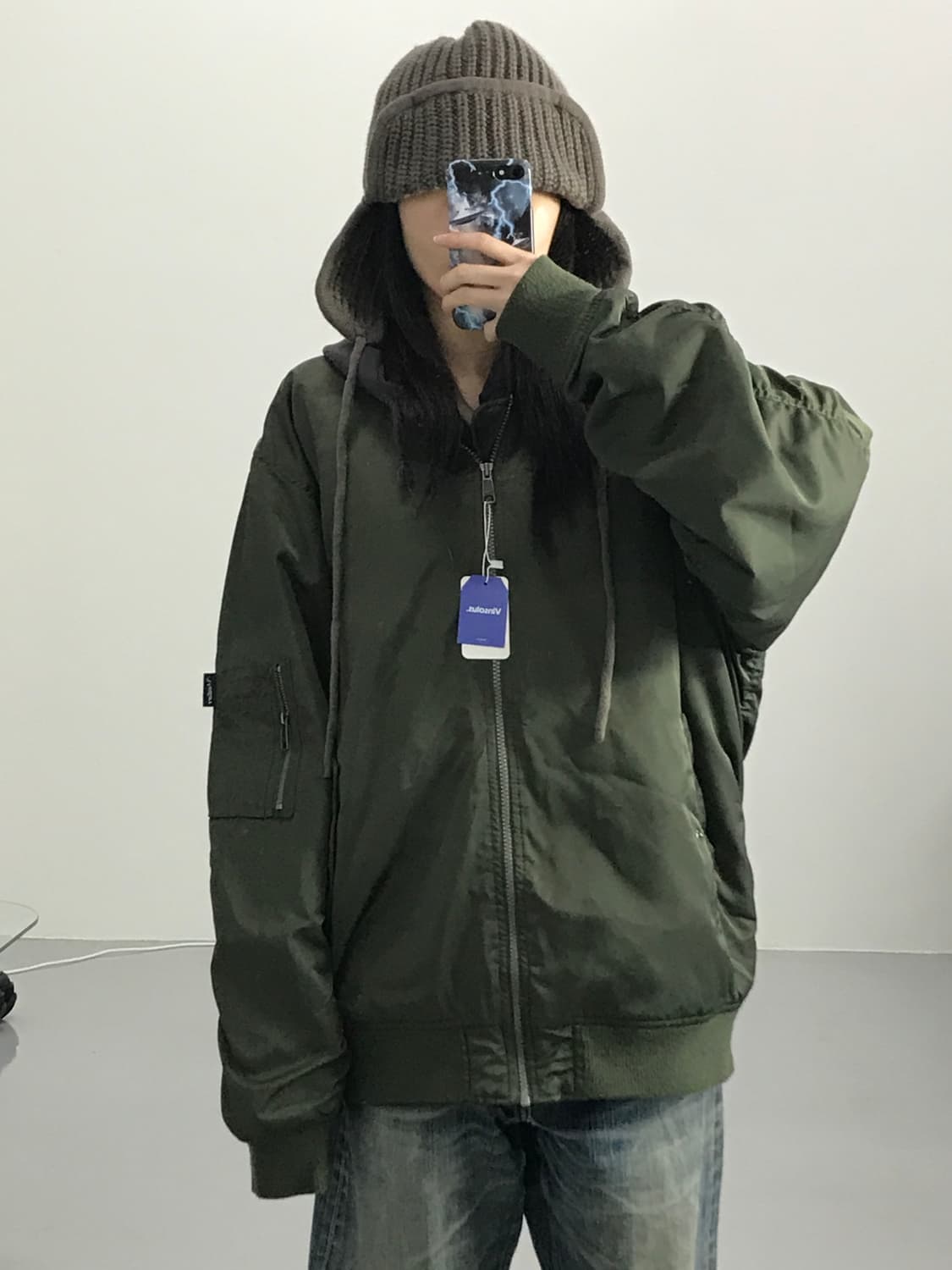 FieldCore MA-1 패딩 블루종 상품이미지1