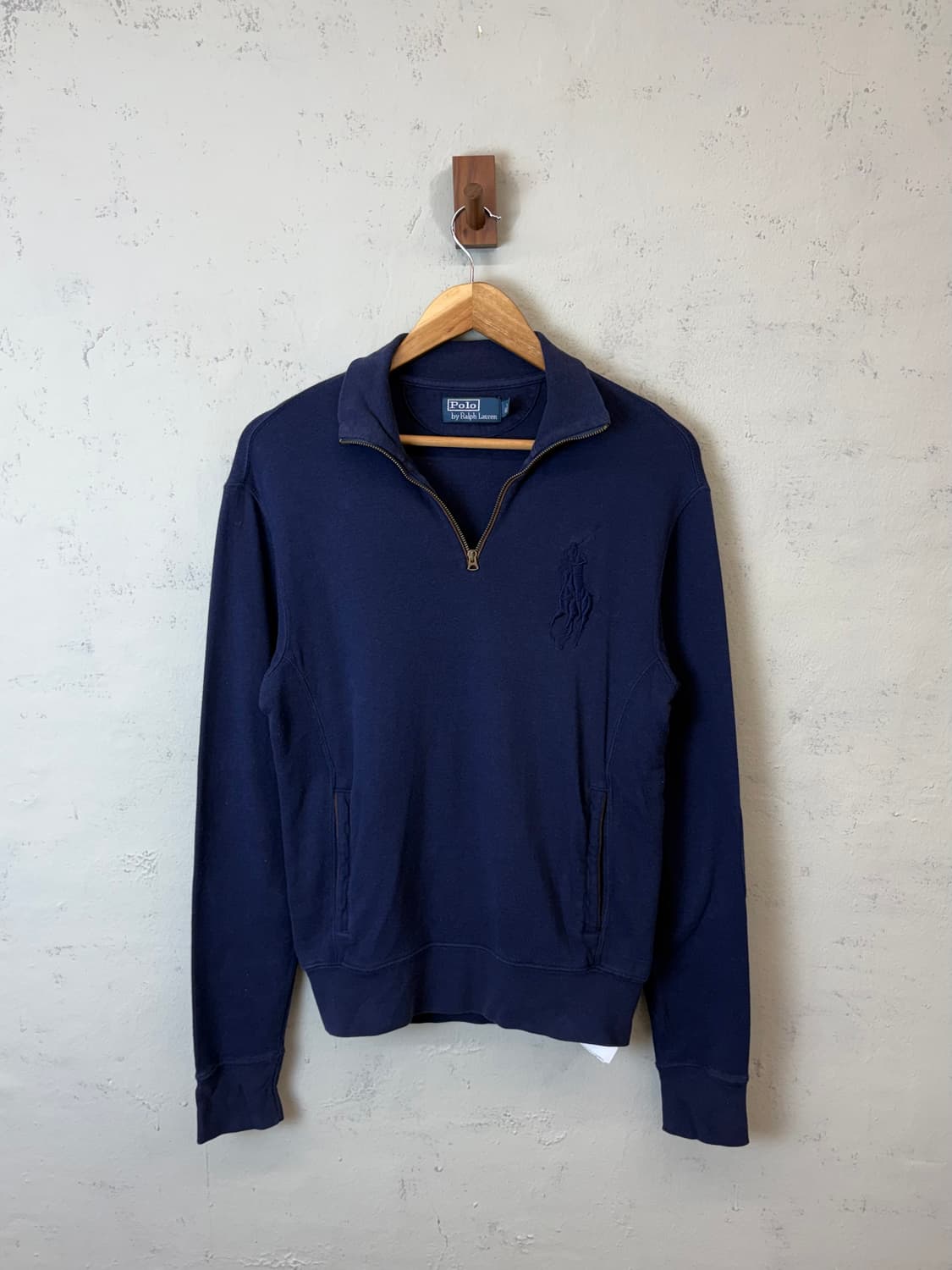 폴로랄프로렌 빈티지 빅포니 반집업 스웻셔츠 상품이미지1
