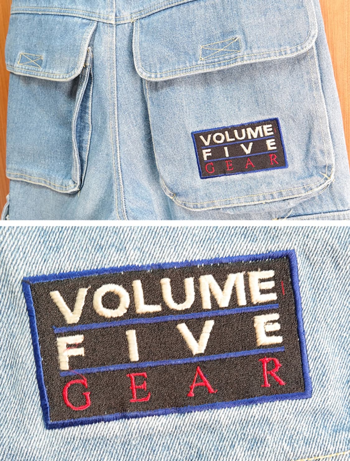 일본판 90s VOLUME 빈티지 힙합 반바지데님 32 상품이미지5