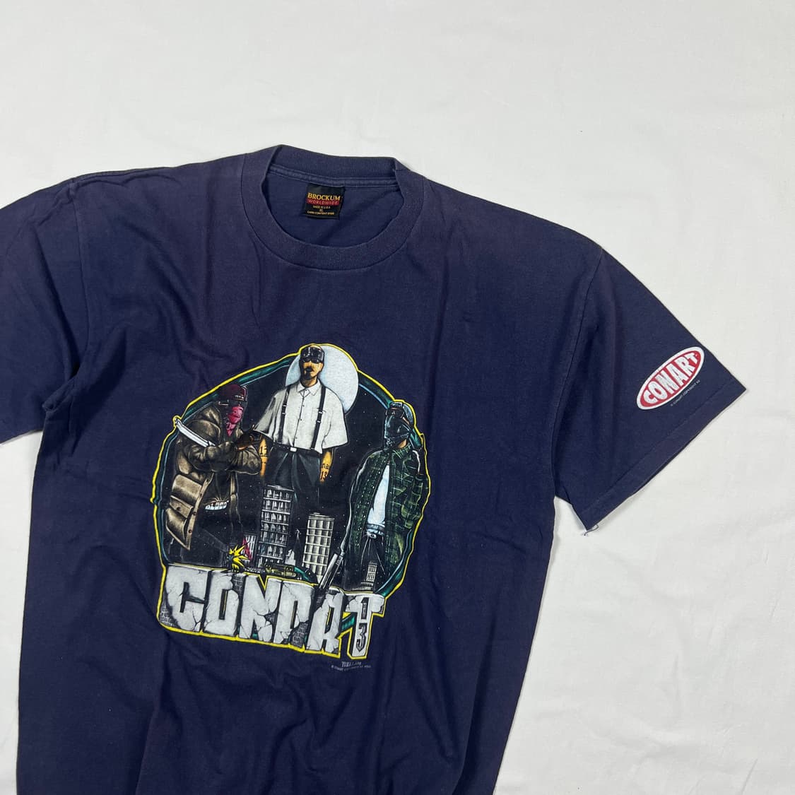 90‘s 93년도 콘아트 conart 갱스터 프린트 반팔티 상품이미지2