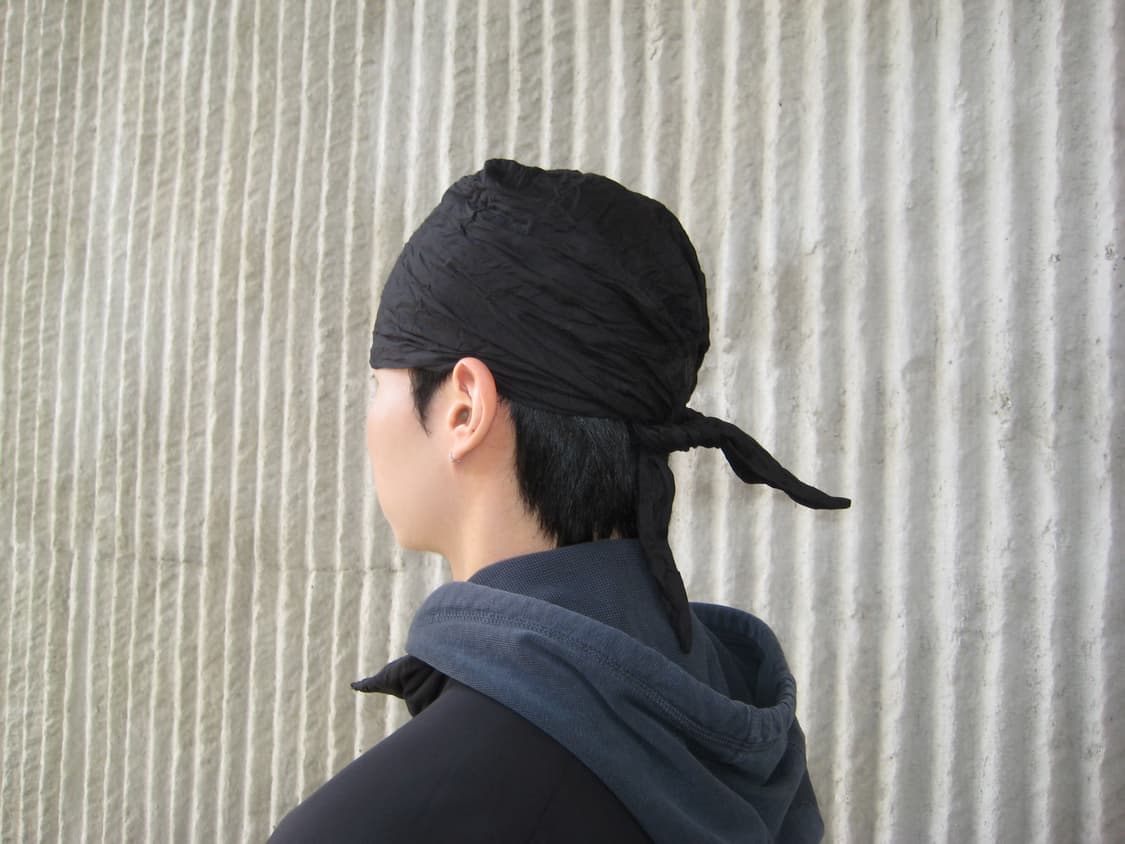 남여공용 링클 베이직 듀렉 헤어두건 비니  상품이미지7