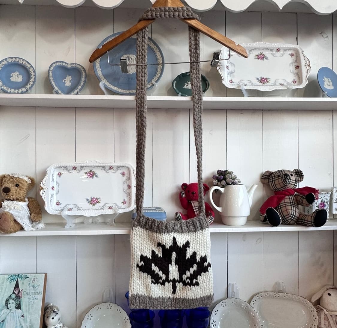 니트 메이플 크로스백 상품이미지3