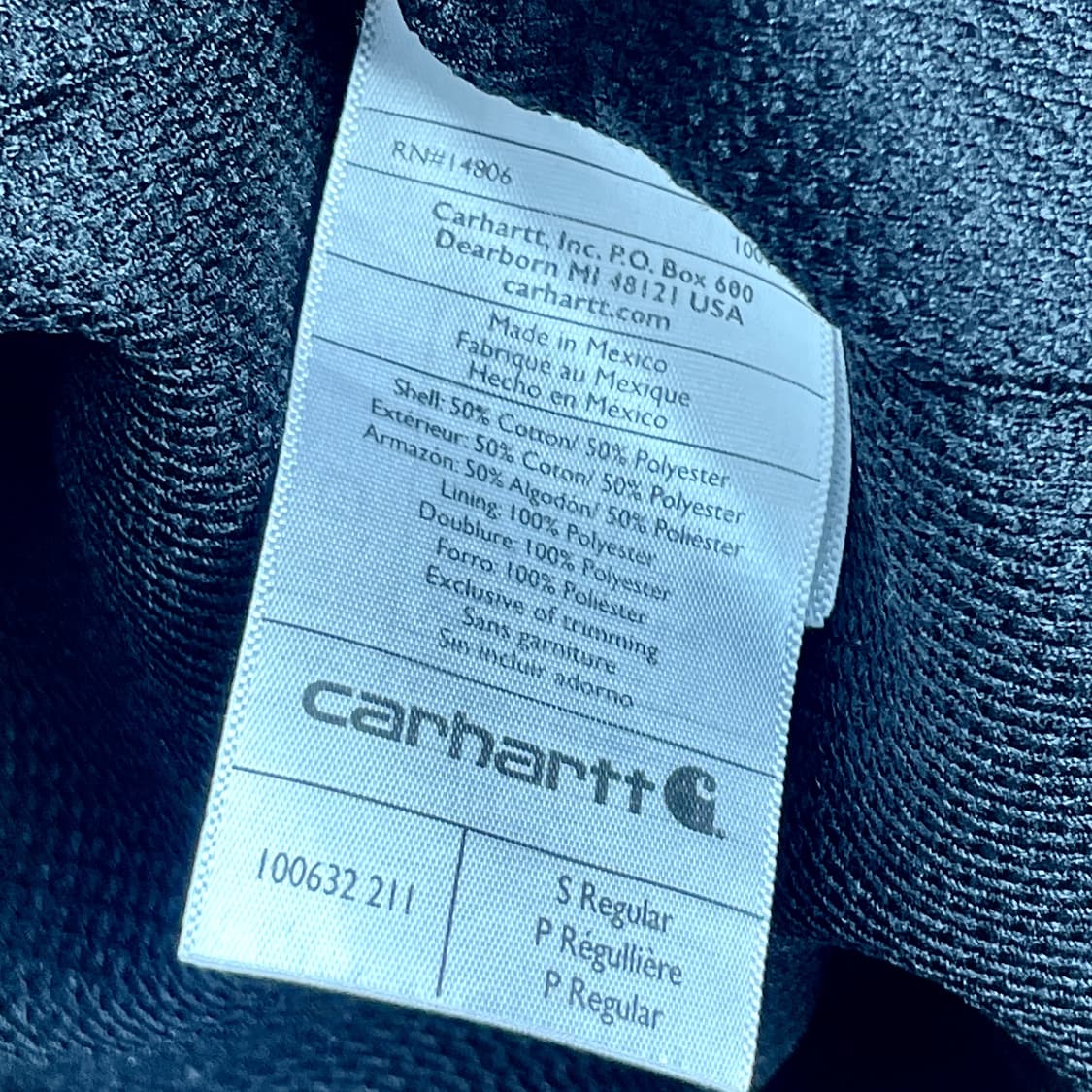 칼하트 레인디펜더 써멀 후드집업 브라운 S 상품이미지6