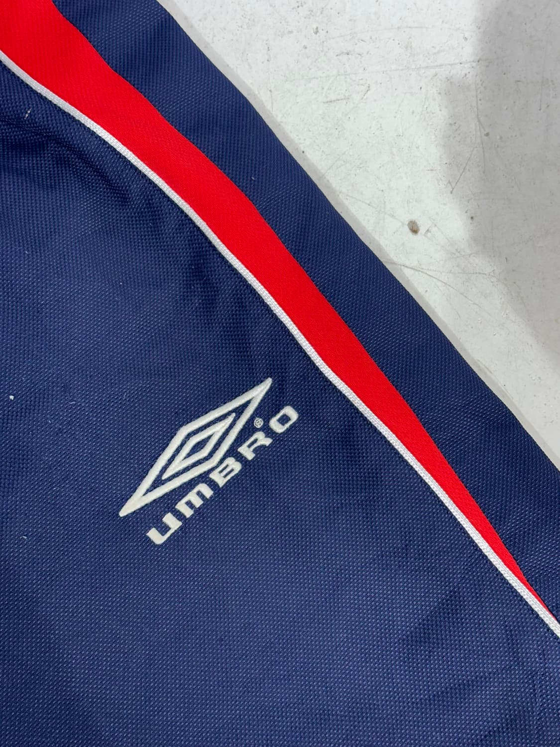 엄브로 네이비 와이드 사이드 라인 트랙 팬츠 M 상품이미지6