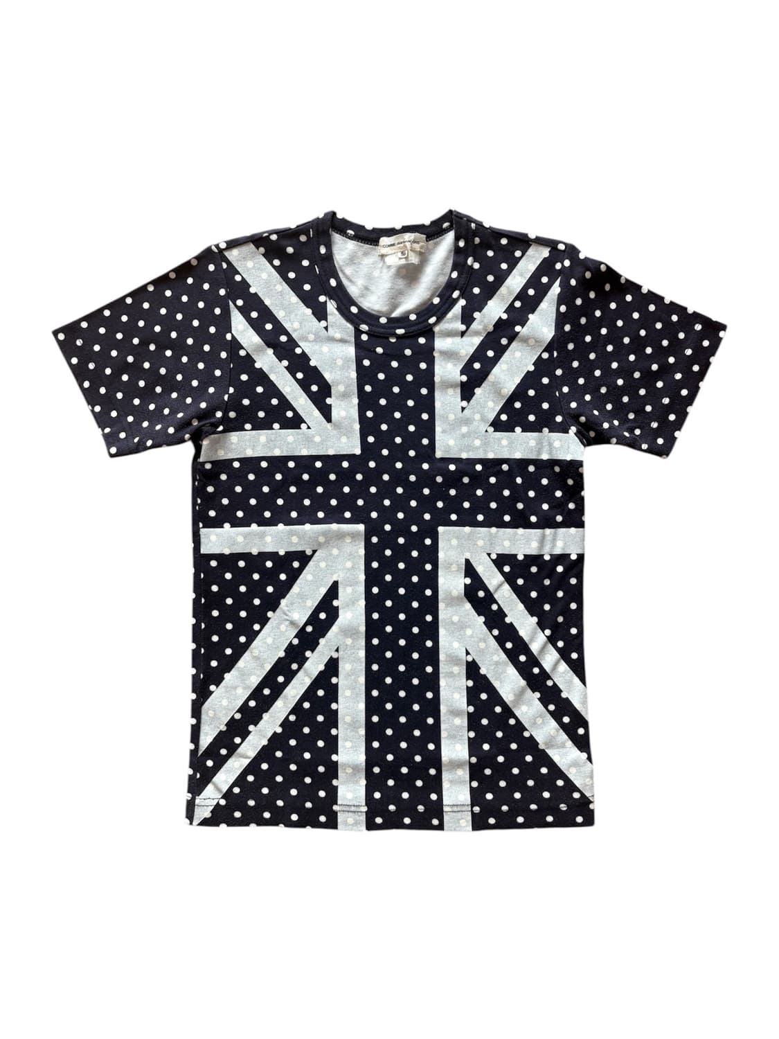 꼼데가르송 도트 유니온 잭 반팔 티셔츠 상품이미지1