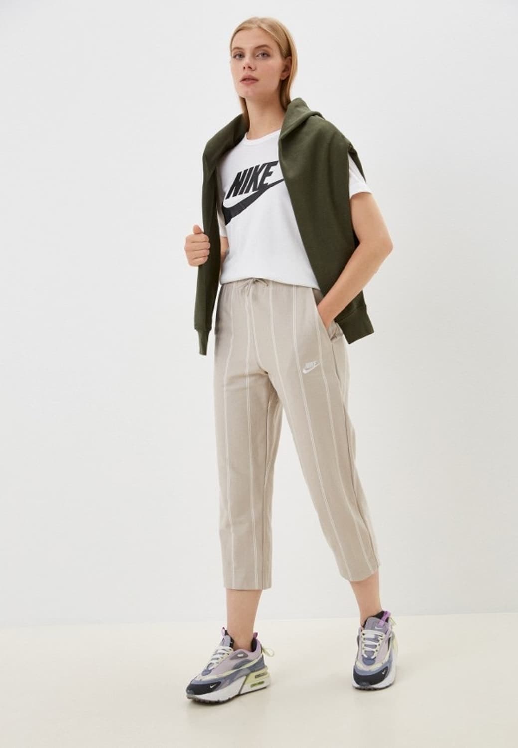 [새상품]나이키 크롭 와이드 스웻팬츠 상품이미지3