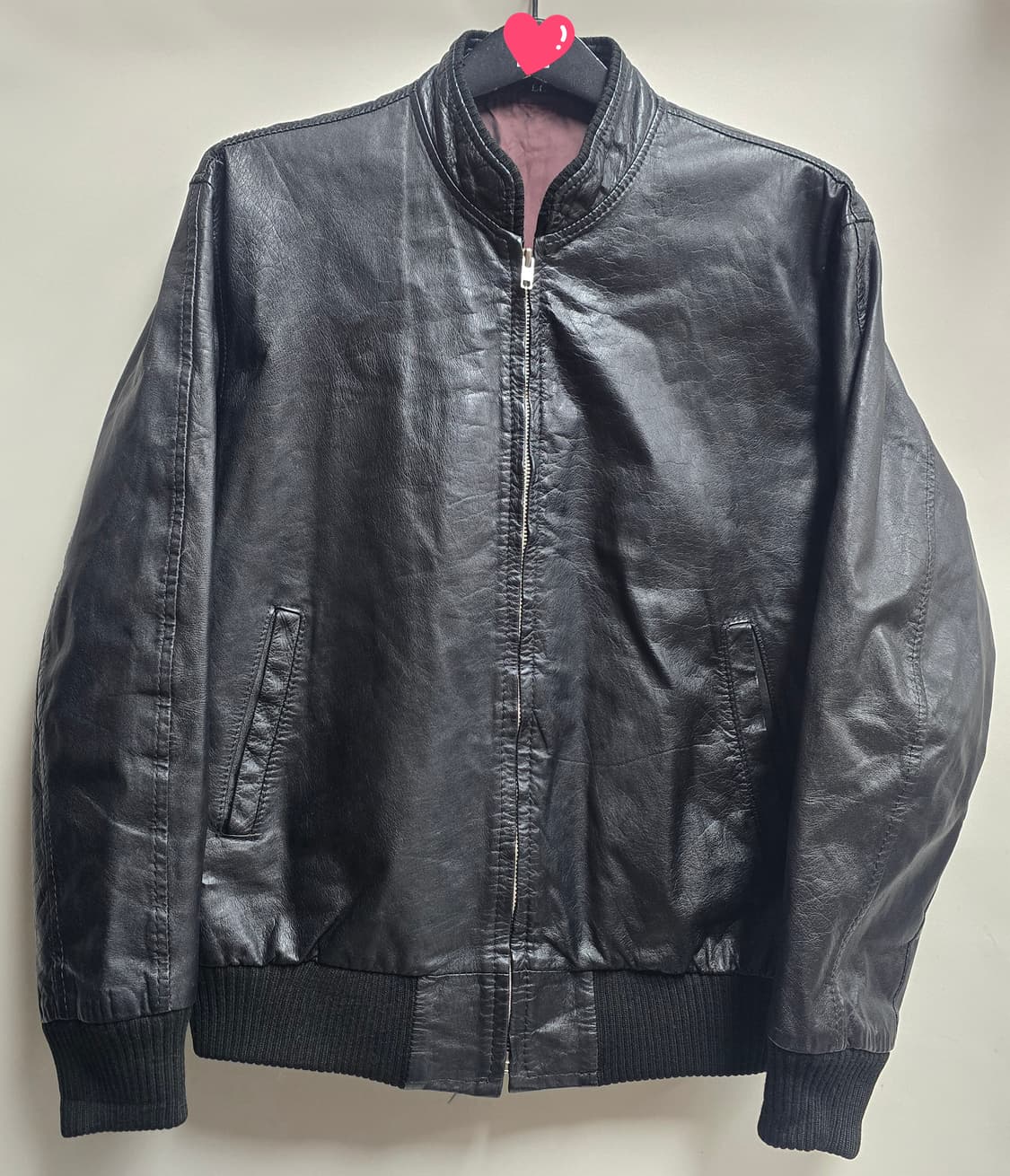 소가죽 여성 붐버자켓 L 상품이미지1