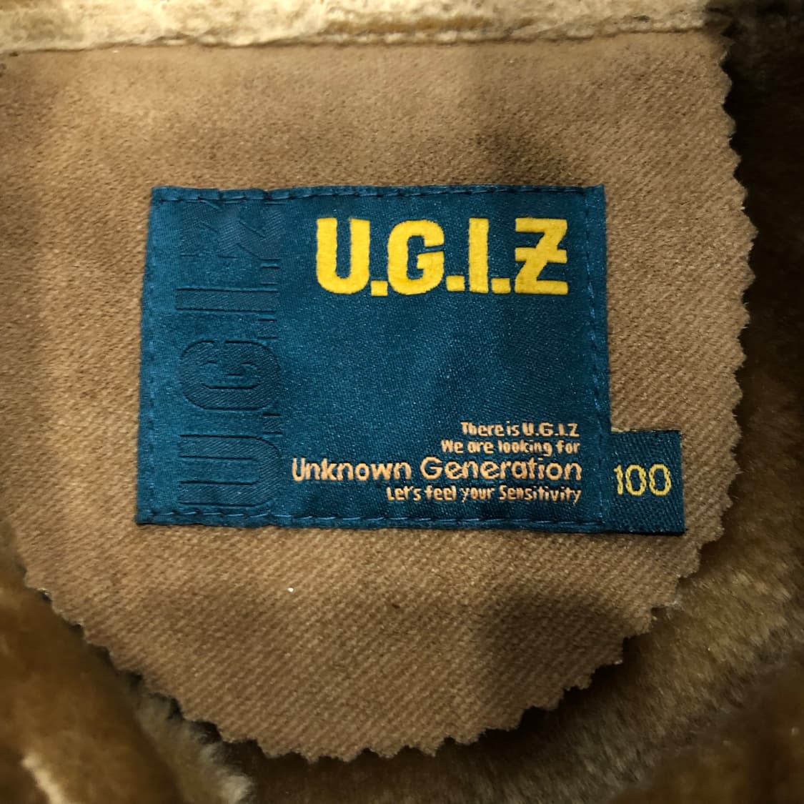 UGIZ 스웨이드 브라운 퍼 무스탕 자켓 상품이미지6