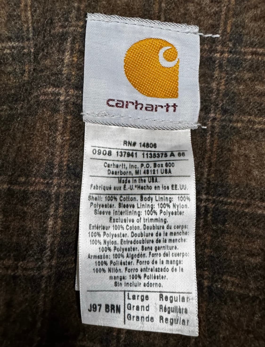 칼하트 j97 L 상품이미지8