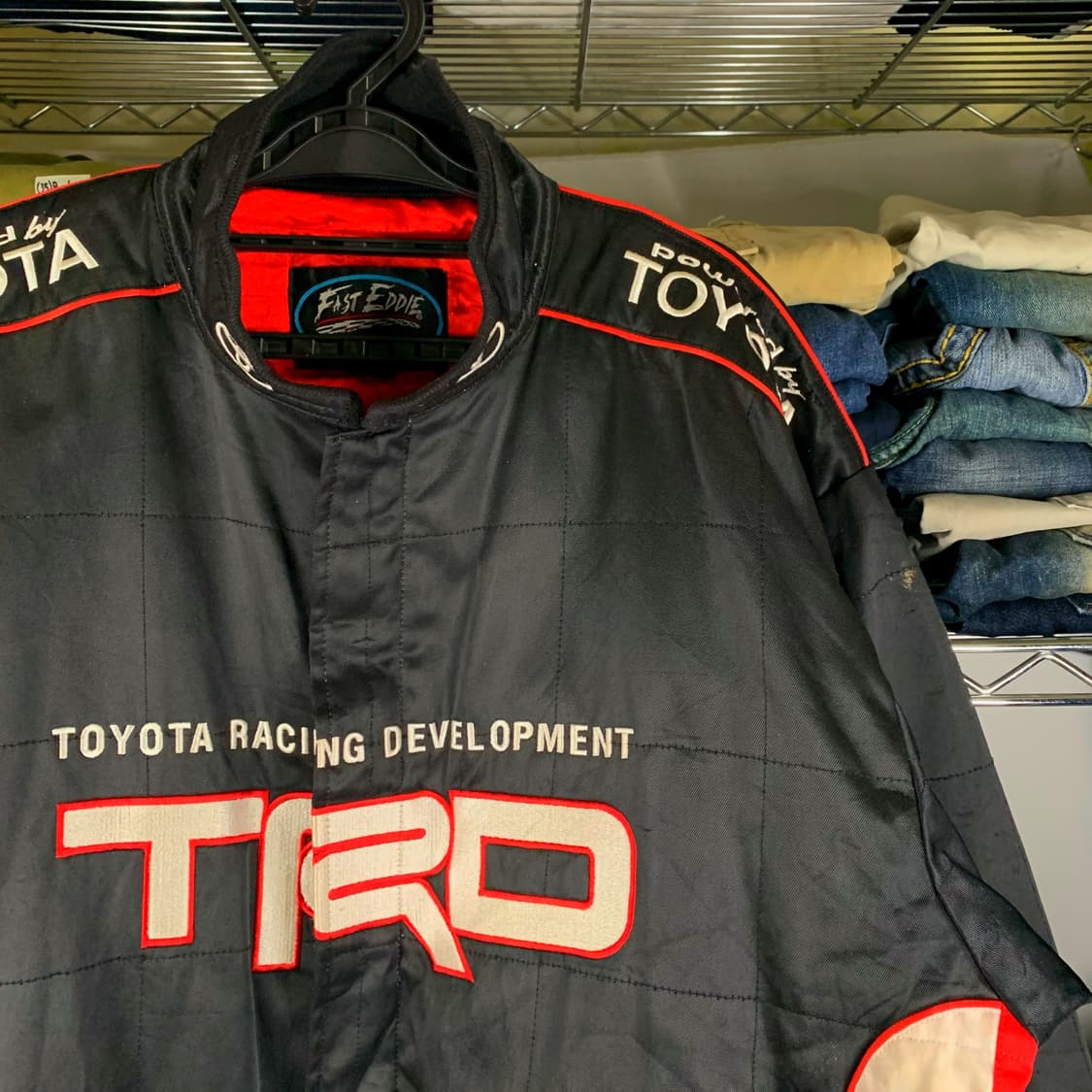 [L] Fast Eddie 토요타 모터 스포츠 레이싱 자켓 상품이미지1