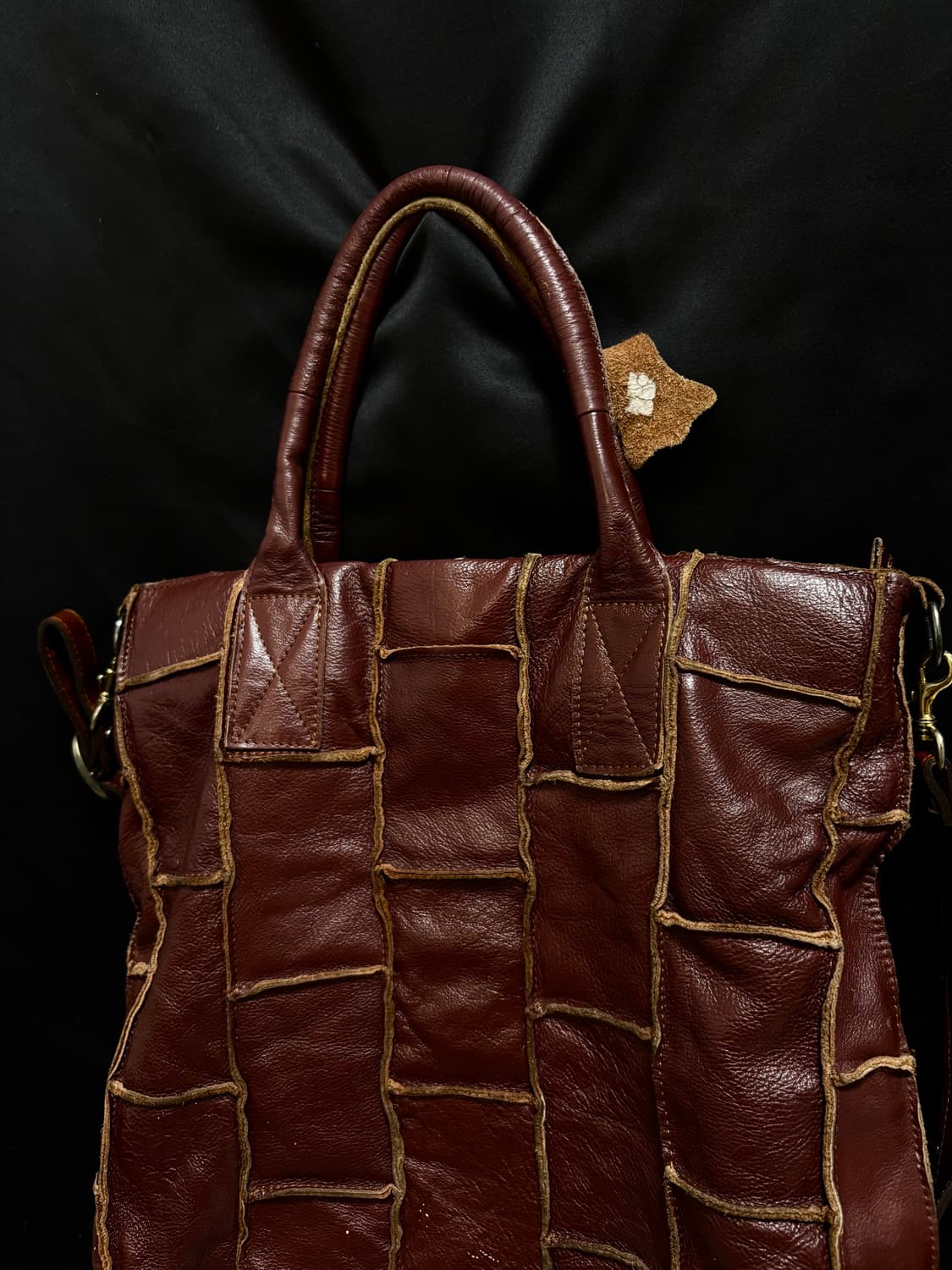“Unknown” Burgundy Grunge Mood Bag 상품이미지7