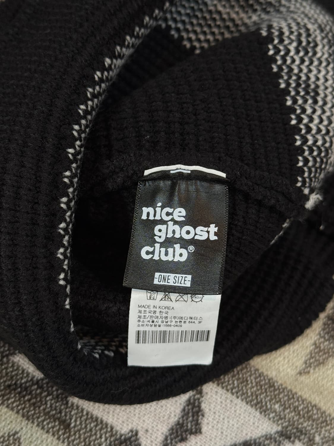 나이스고스트클럽 3STARS KNIT BUCKET HAT 상품이미지4