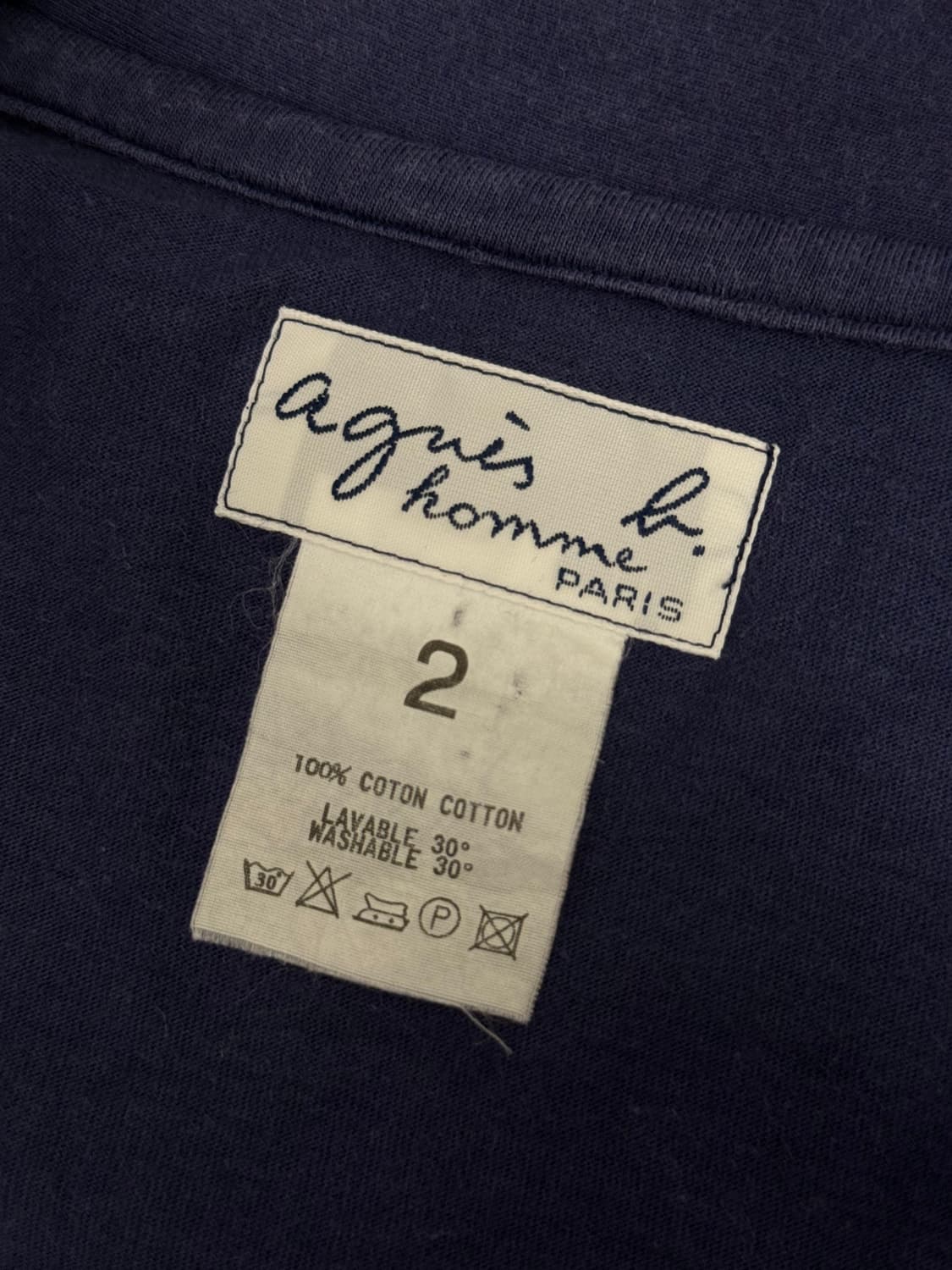 agnès b. Homme Zip-up Short Sleeve Jerse 상품이미지7