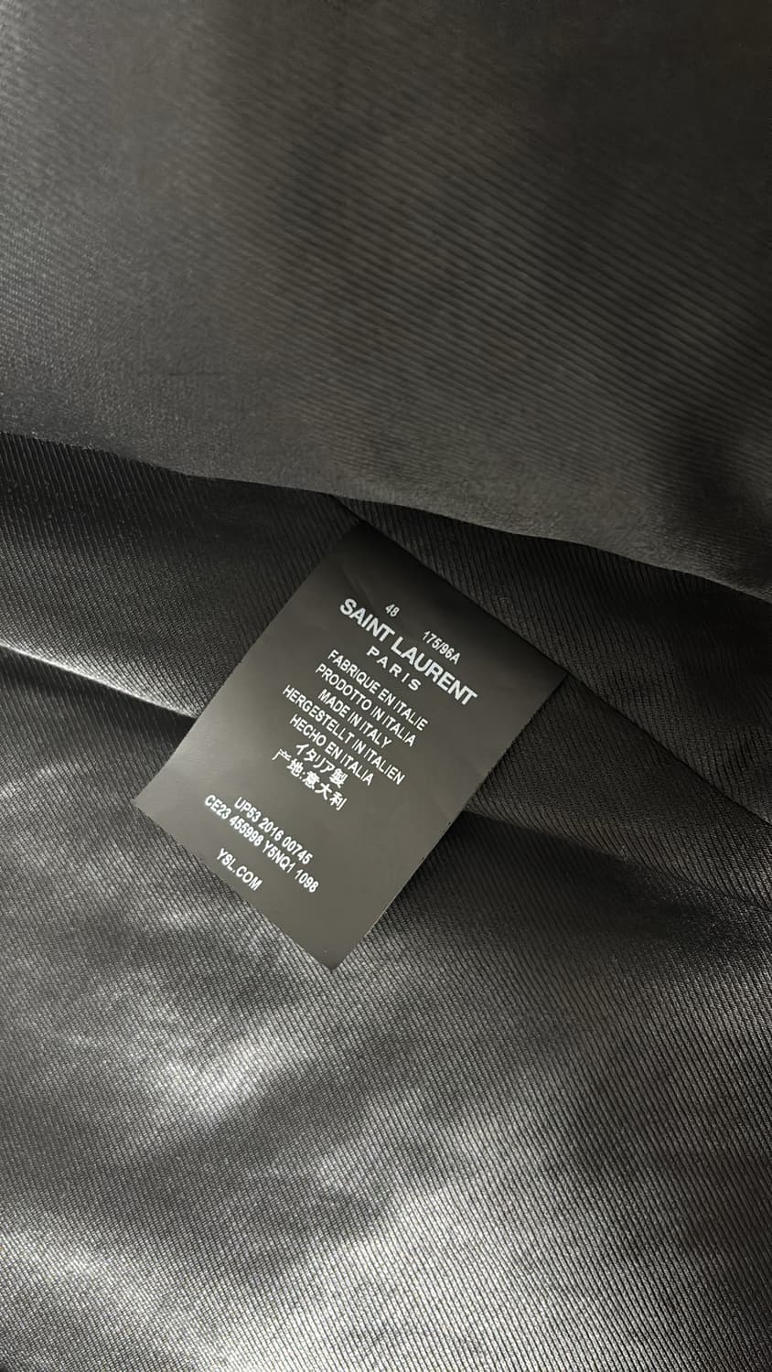 생로랑 블러드러스터 l17 레더자켓 48사이즈 상품이미지6