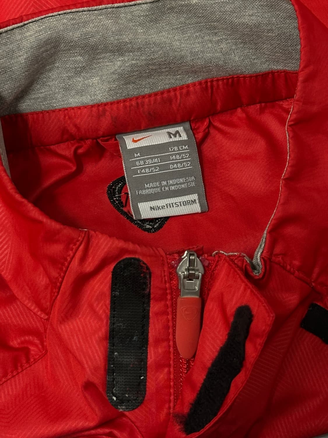 나이키 맨유 AIG 바람막이 자켓 레드 M 상품이미지5