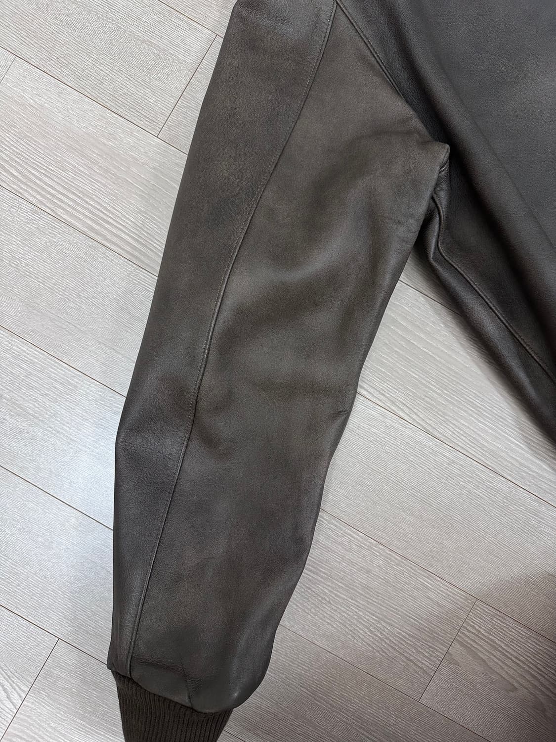 페라라코리아 페라라 코리아   A2 A-2 양가죽 자켓 다크 브라운 L 상품이미지7