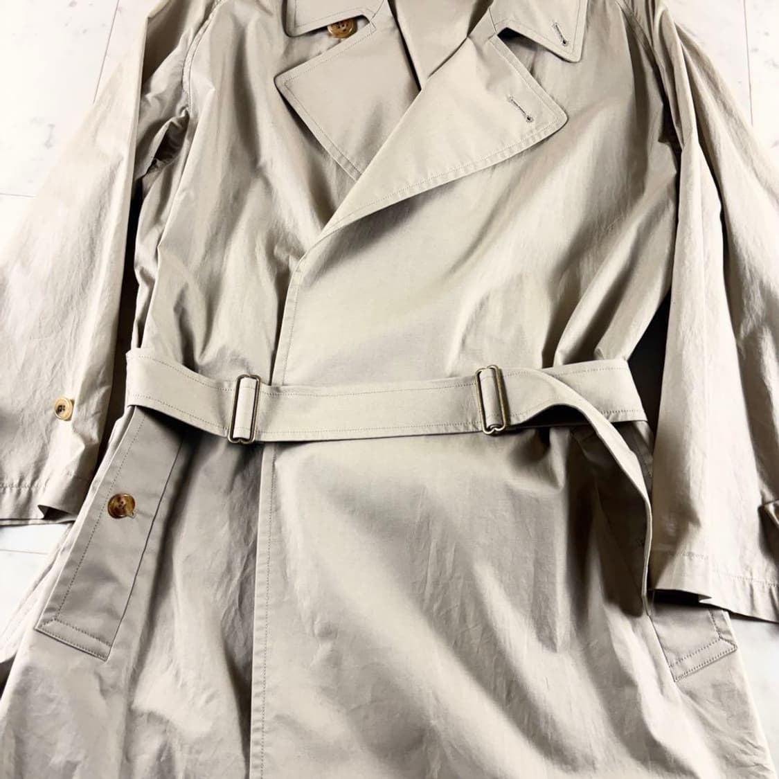 시오타 수빈코튼 타입라이터 타이로켄 코트 상품이미지7