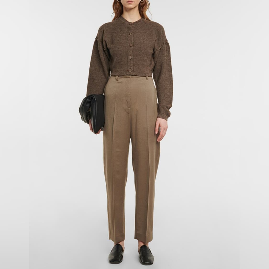 르메르 LEMAIRE 크롭 울 가디건 상품이미지2