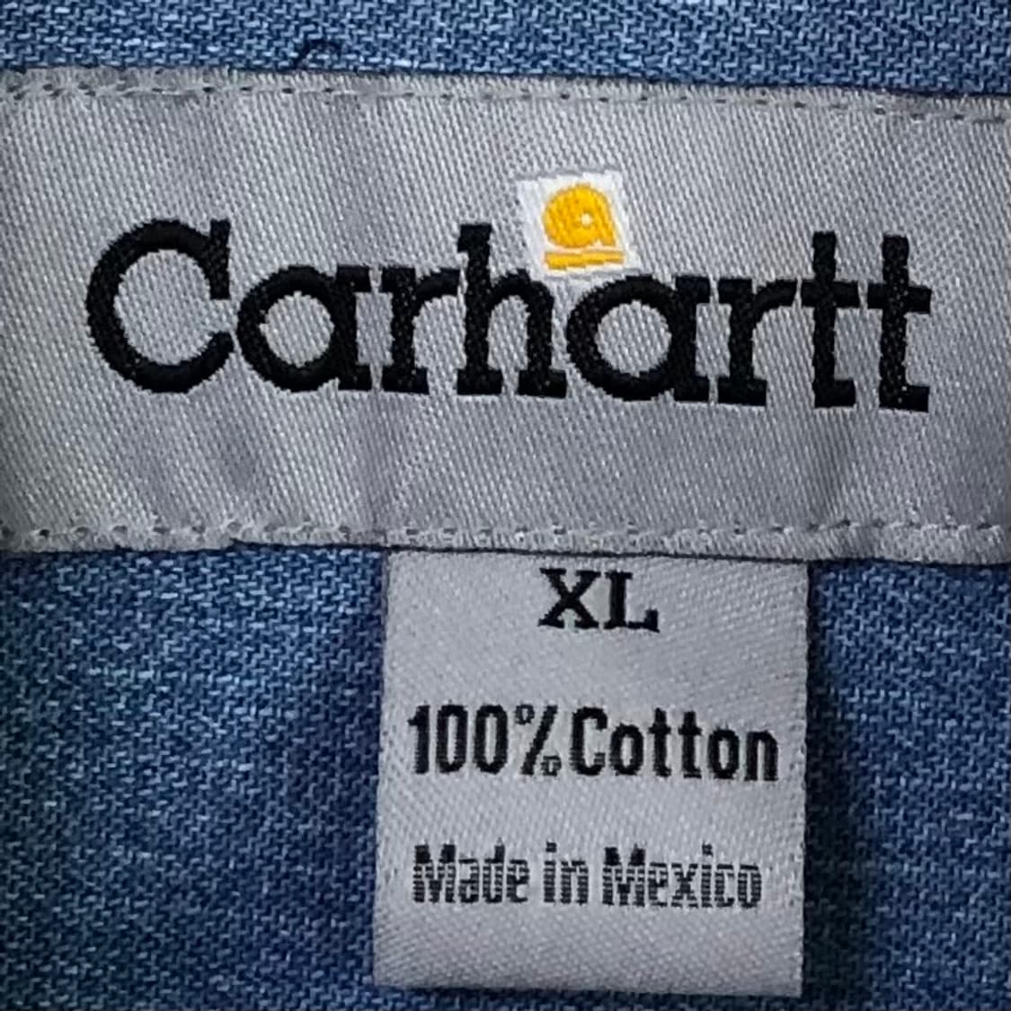 Xxl 칼하트 데님 셔츠 상품이미지3