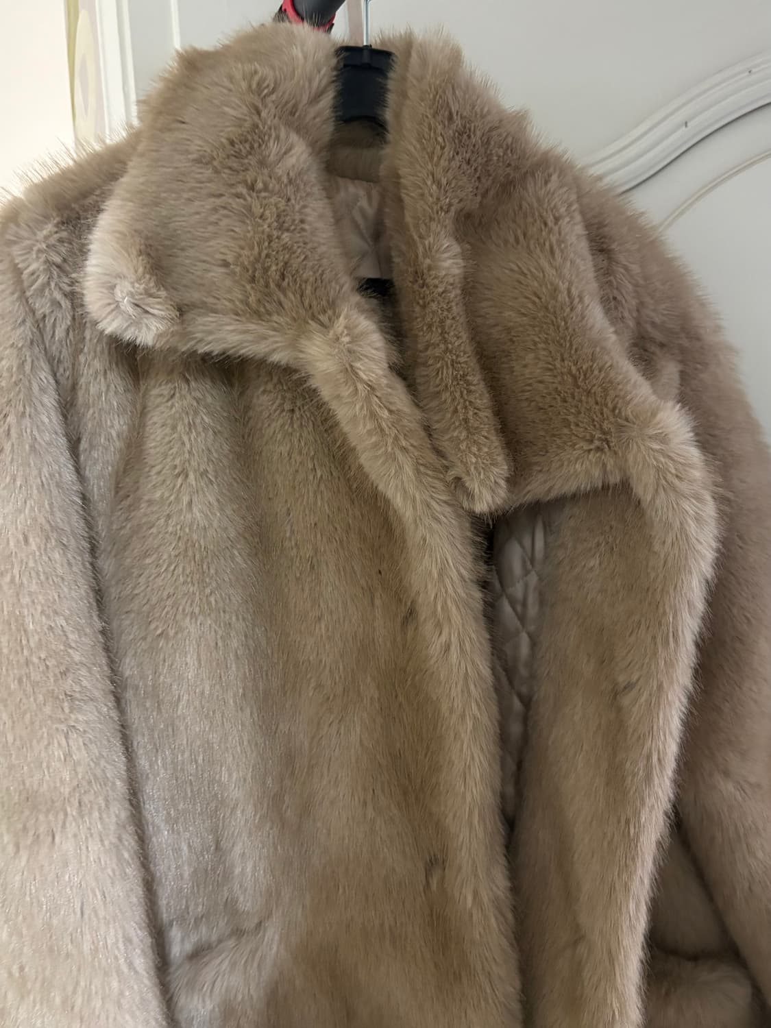 바이소블 러프 쿠키 퍼자켓 진 베이지 (새상품) 상품이미지4