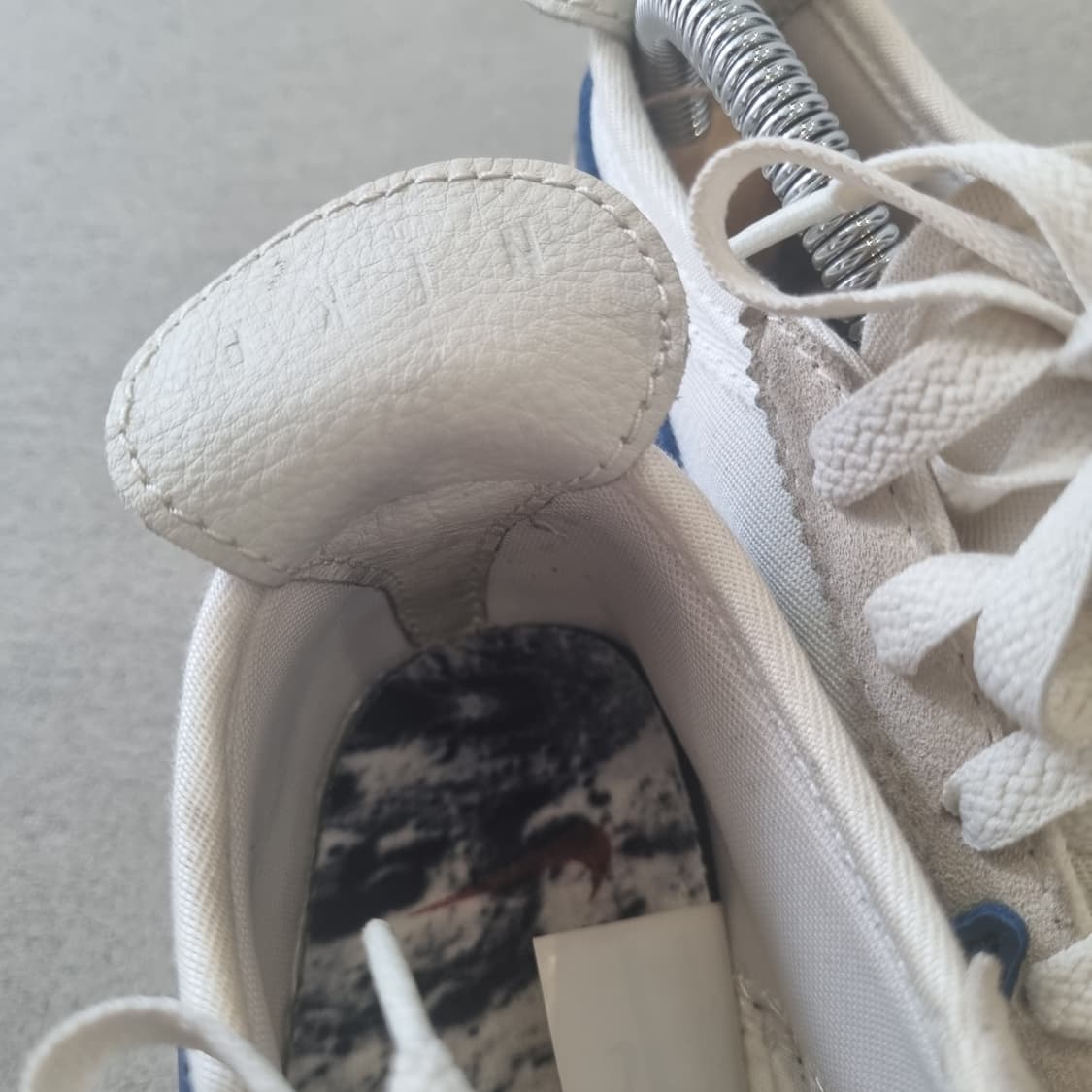 나이키 문레이서 240 세일솔라블루 흰파핑 상태깨끗 상품이미지5