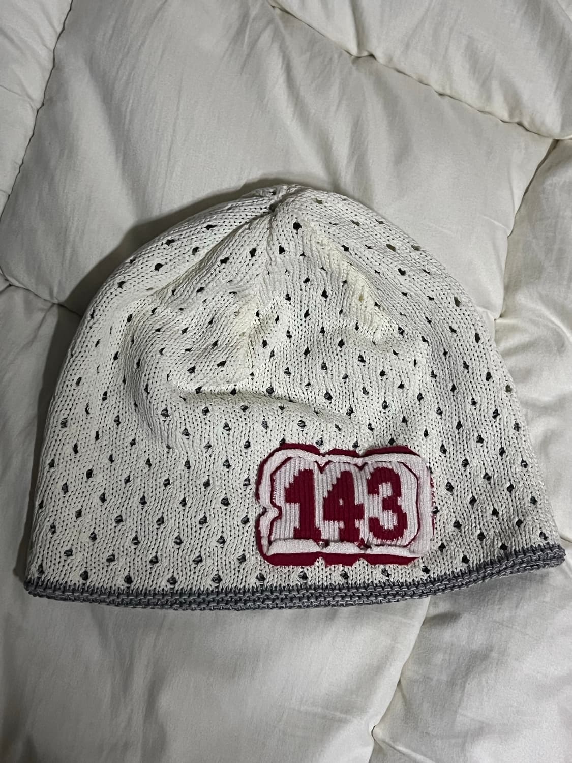 스컬프터 Mesh Knit Beanie Ivory 상품이미지4