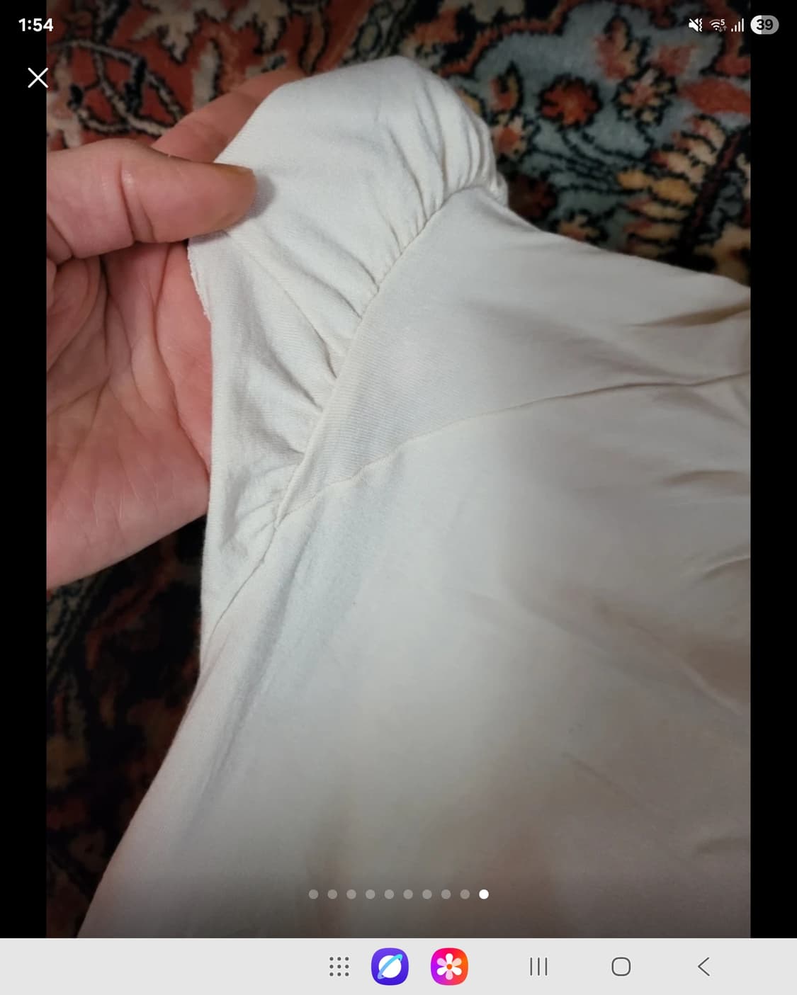 프랑스 모르간 터틀넥 모달 셔츠 아이보리  상품이미지9