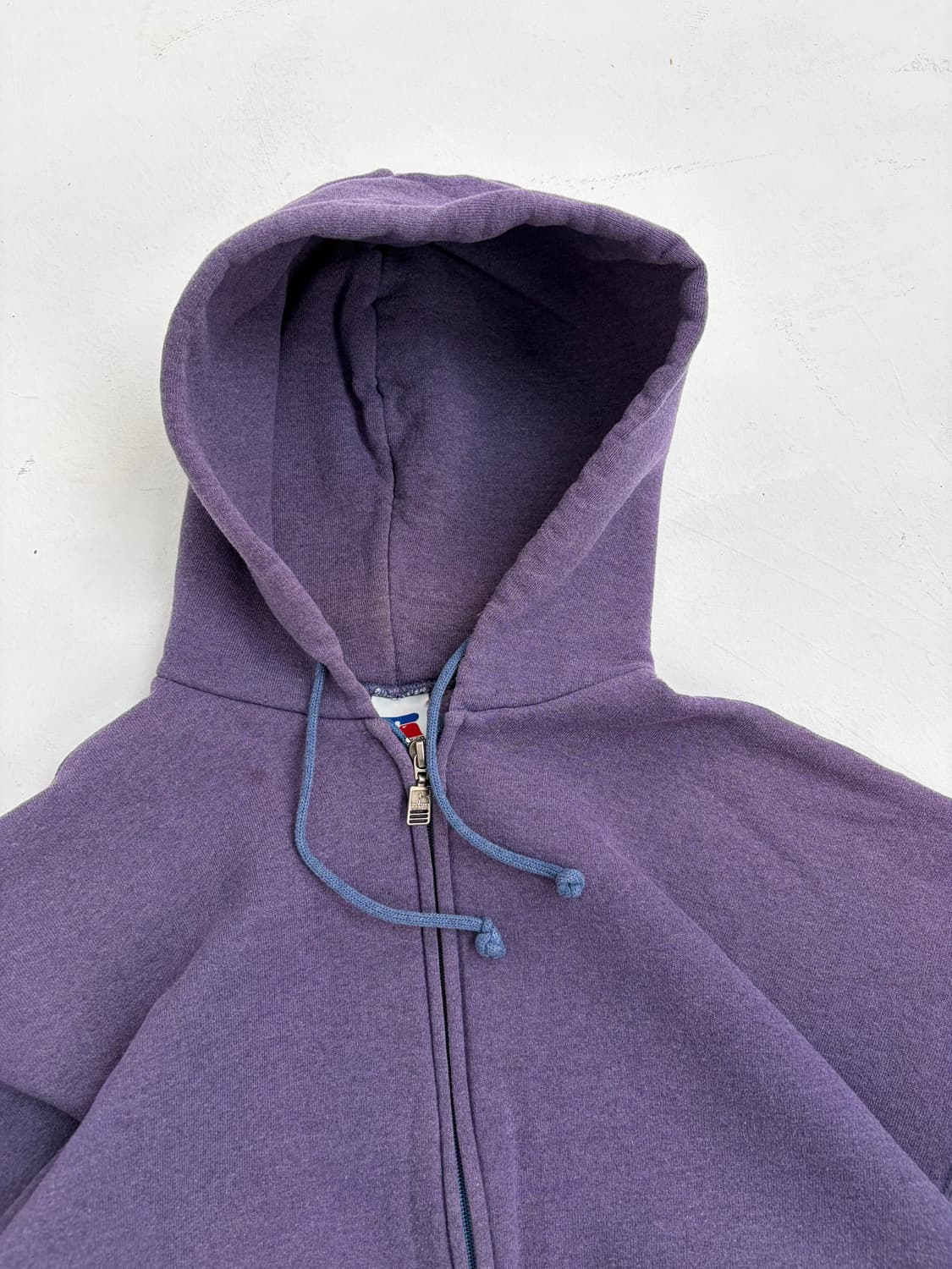 90s Russell Zip Up Hoodie (lavender) 상품이미지6