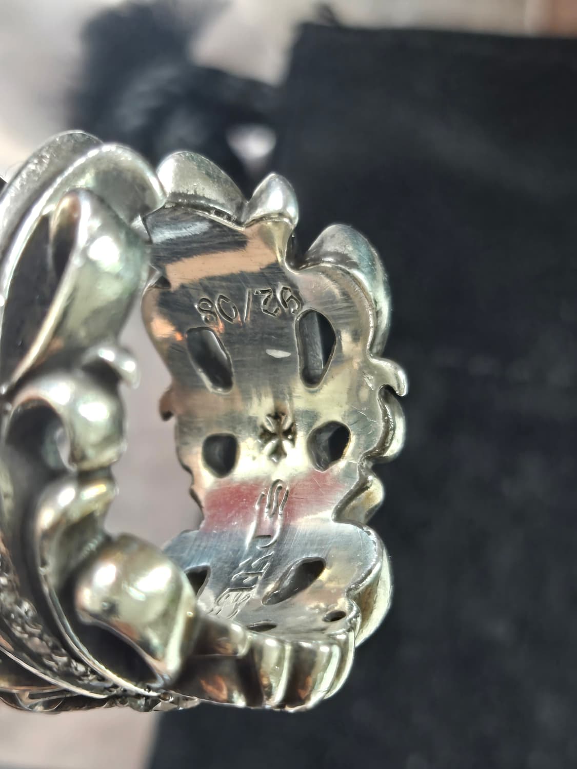 정품 크롬하츠 더블 플로랄 풀파베링 상품이미지9