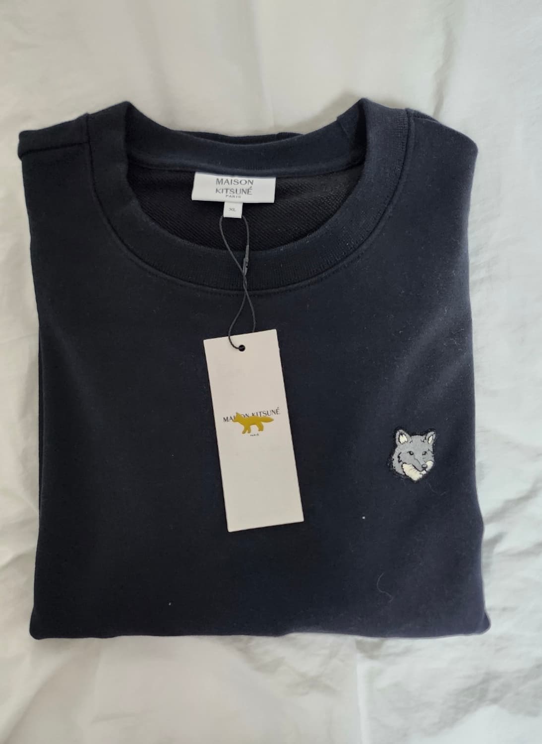 메종키츠네 블랙 맨투맨 XL 상품이미지3