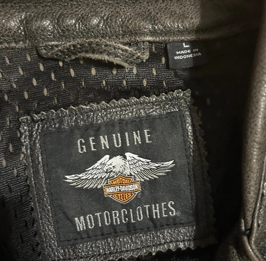 할리데이비슨 패싱 링크 트리플 벤트 가죽 자켓 상품이미지3