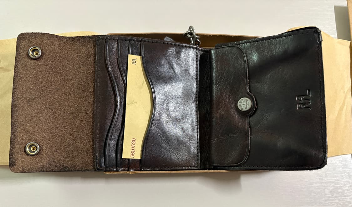 rrl 더블알엘 콘초 레더 체인 월렛 지갑 상품이미지3