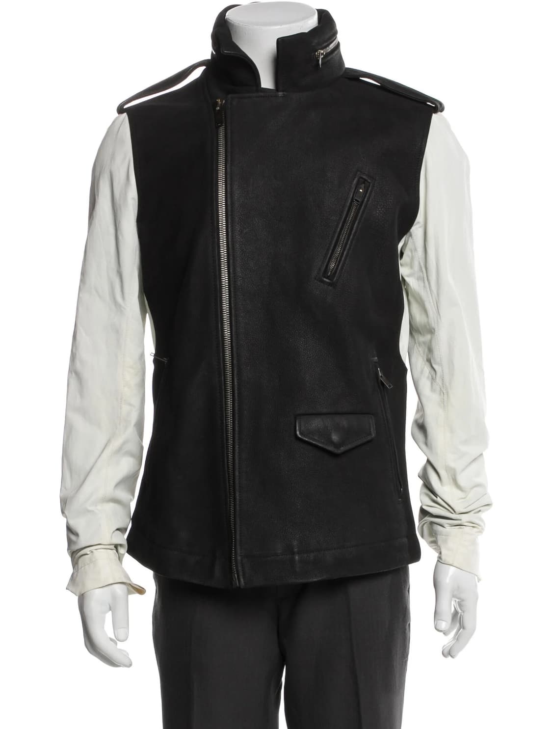 릭오웬스 13FW "PLINTH" 스투지 바이커 가죽 자켓 상품이미지8