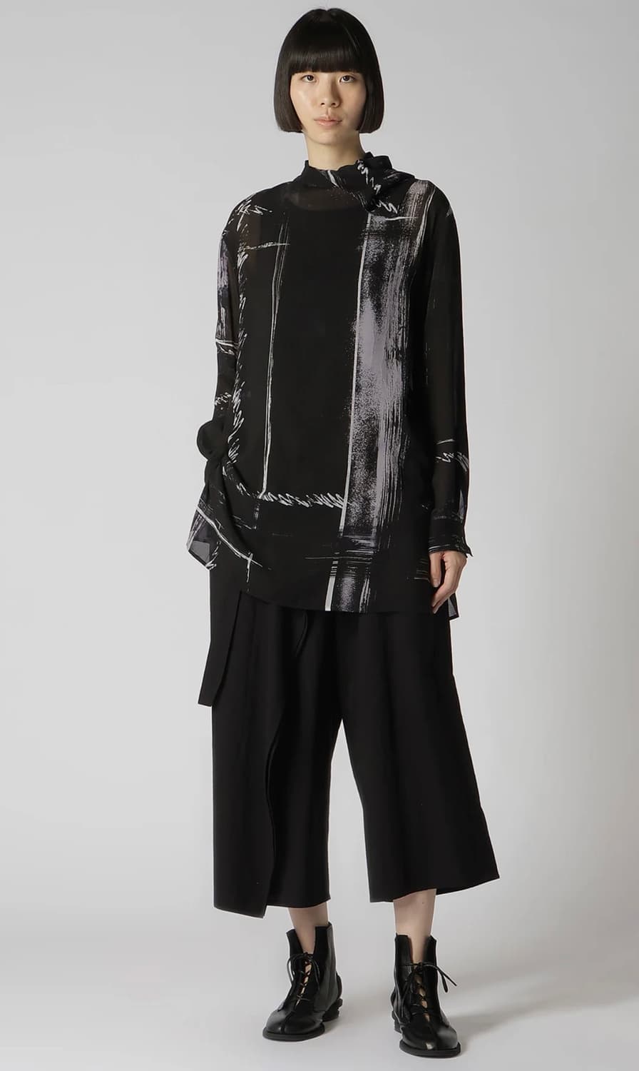 Y’s 요지야마모토 스카프 블라우스 상품이미지8